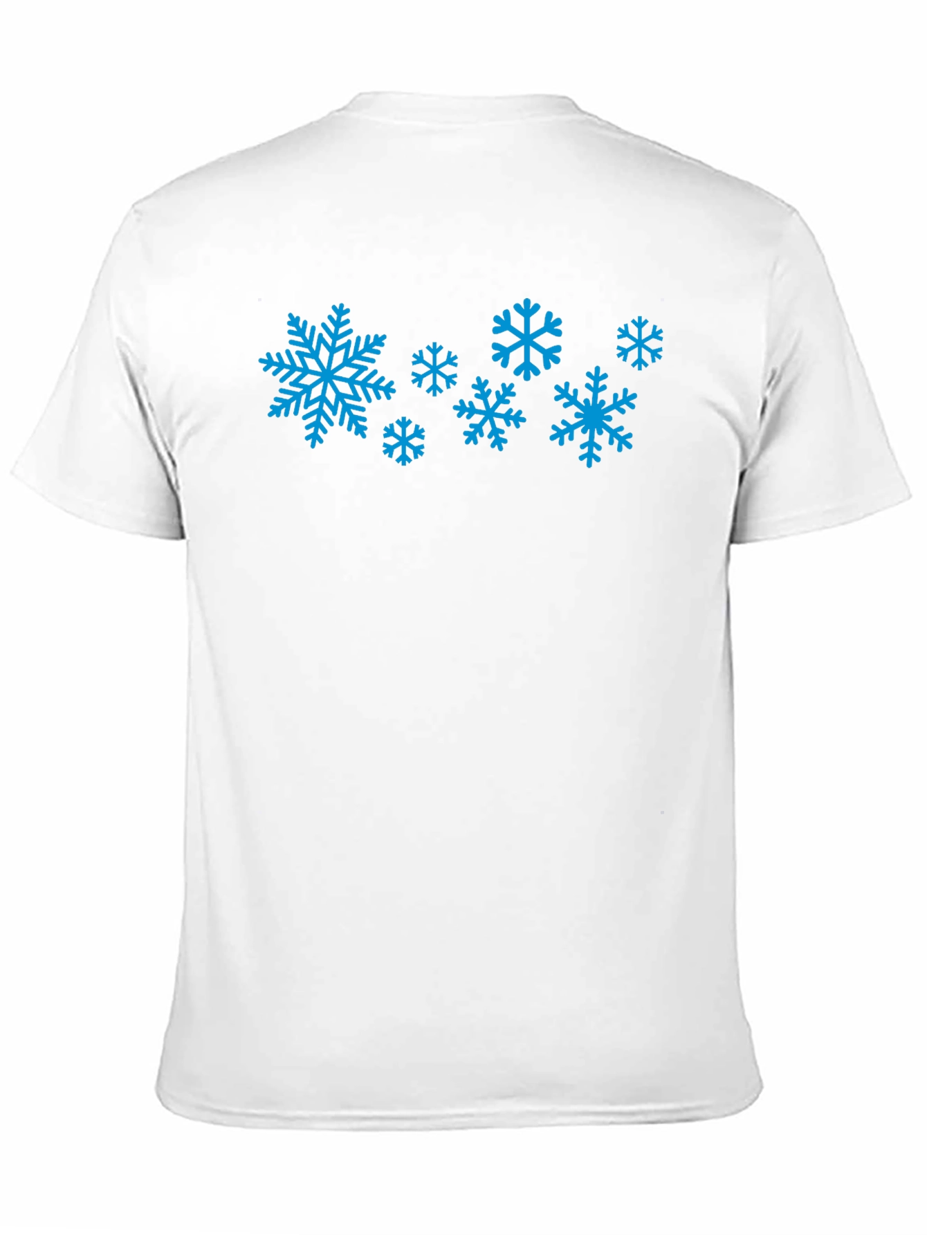 Snowflake Graphic Tee - Black Cotton Blend