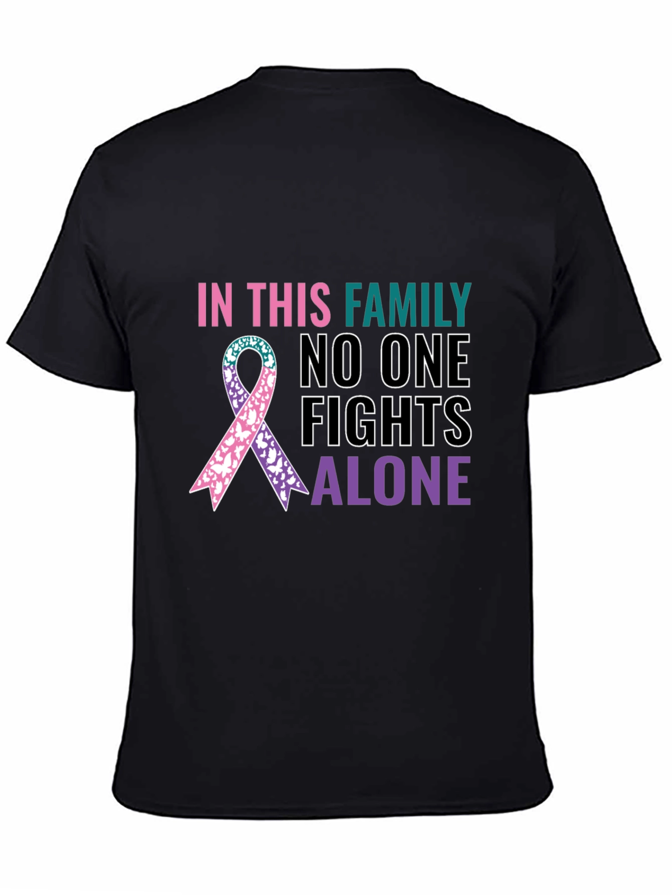In This Family No One Fights Alone Graphic Tee