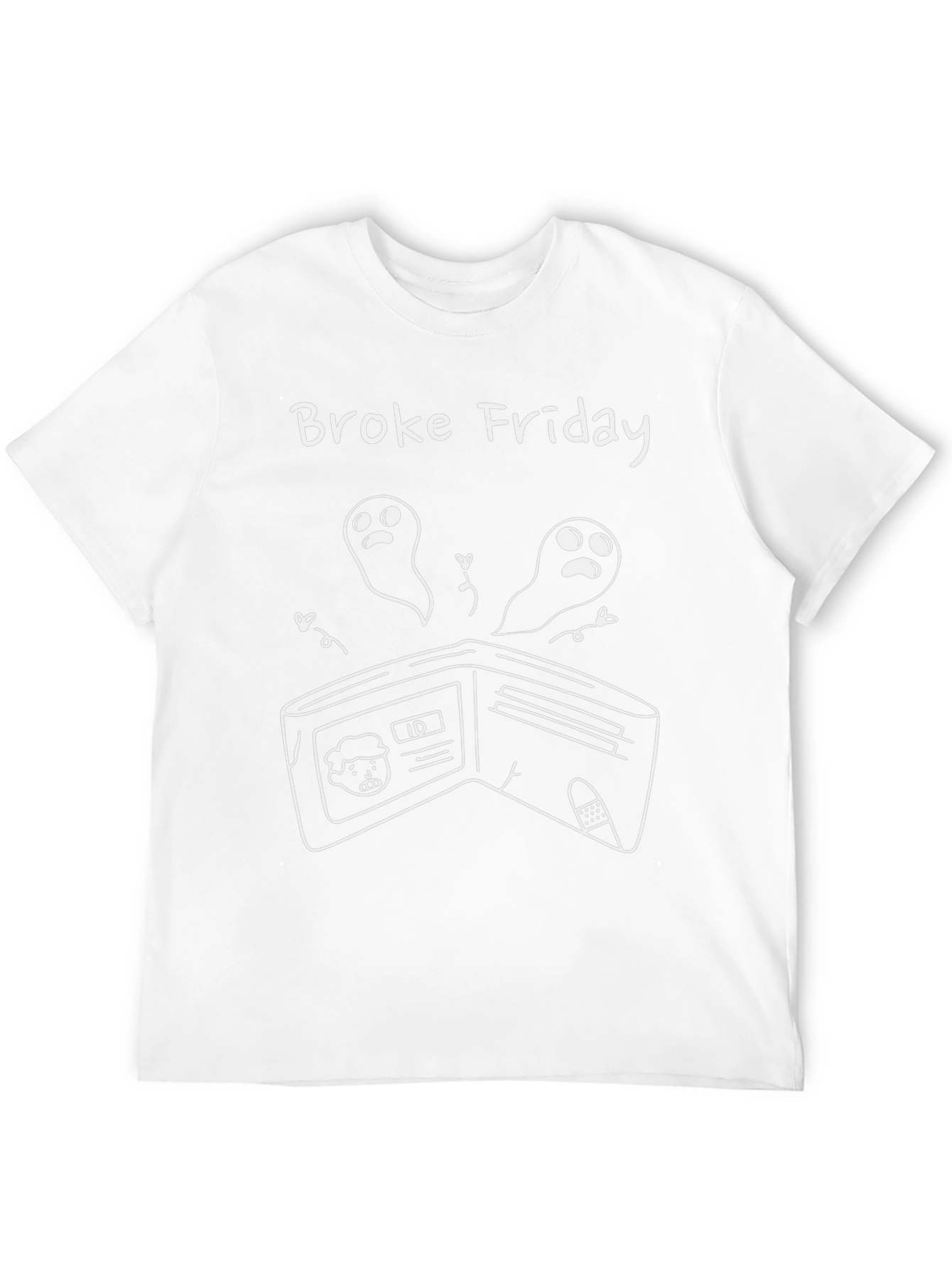 Broke Friday Graphic Tee - Funny Empty Wallet T-Shirt