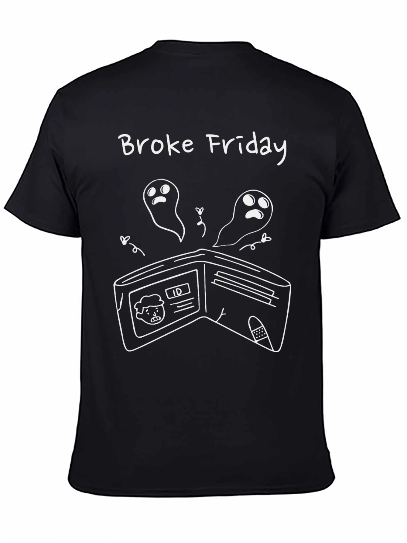 Broke Friday Graphic Tee - Funny Empty Wallet T-Shirt