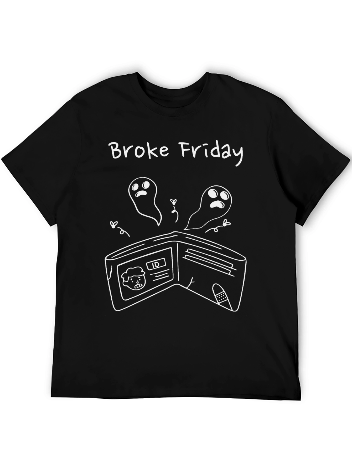 Broke Friday Graphic Tee - Funny Empty Wallet T-Shirt