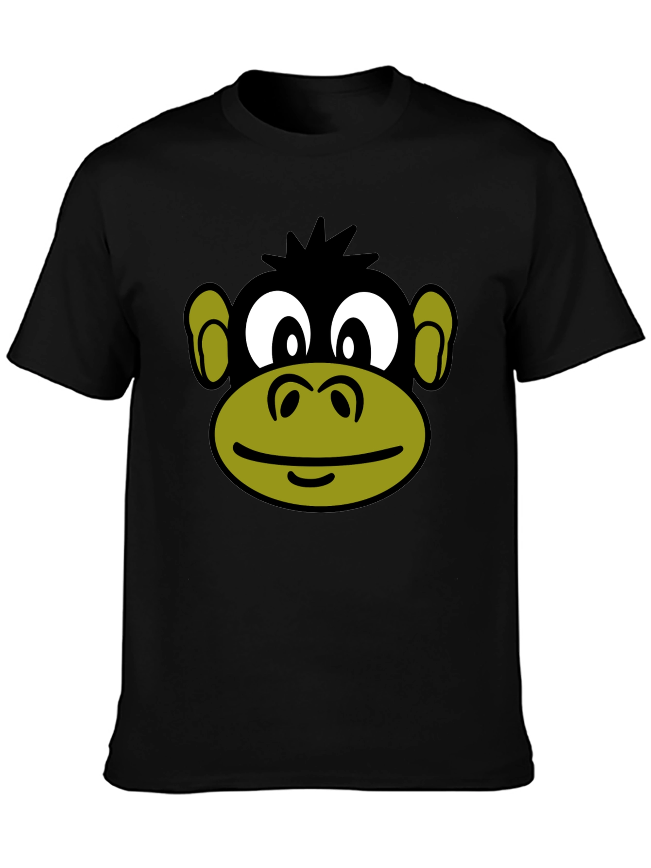 Funny Monkey Face Graphic T-Shirt