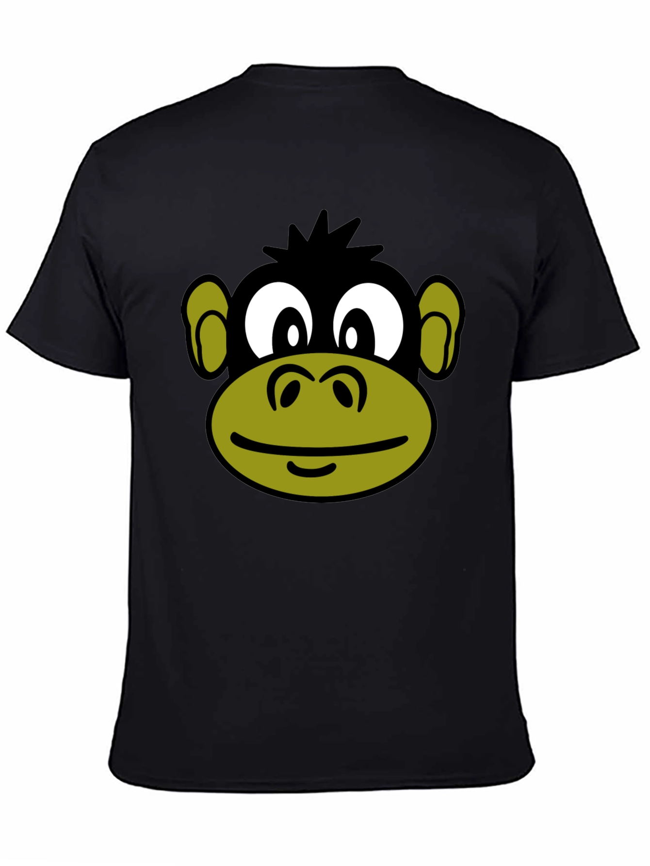 Funny Monkey Face Graphic T-Shirt
