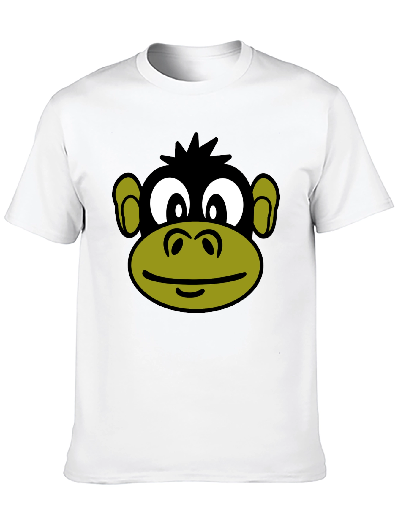 Funny Monkey Face Graphic T-Shirt