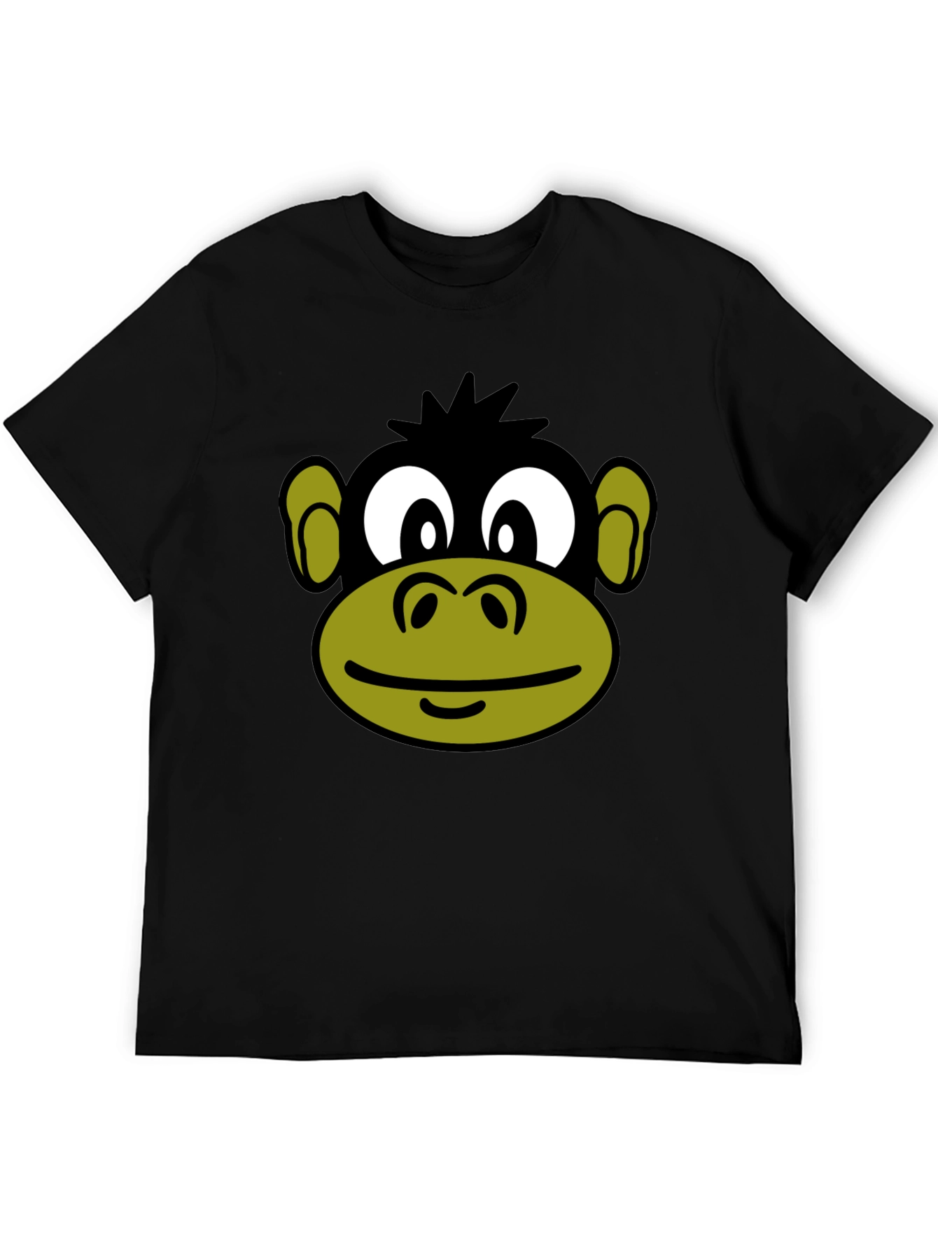 Funny Monkey Face Graphic T-Shirt
