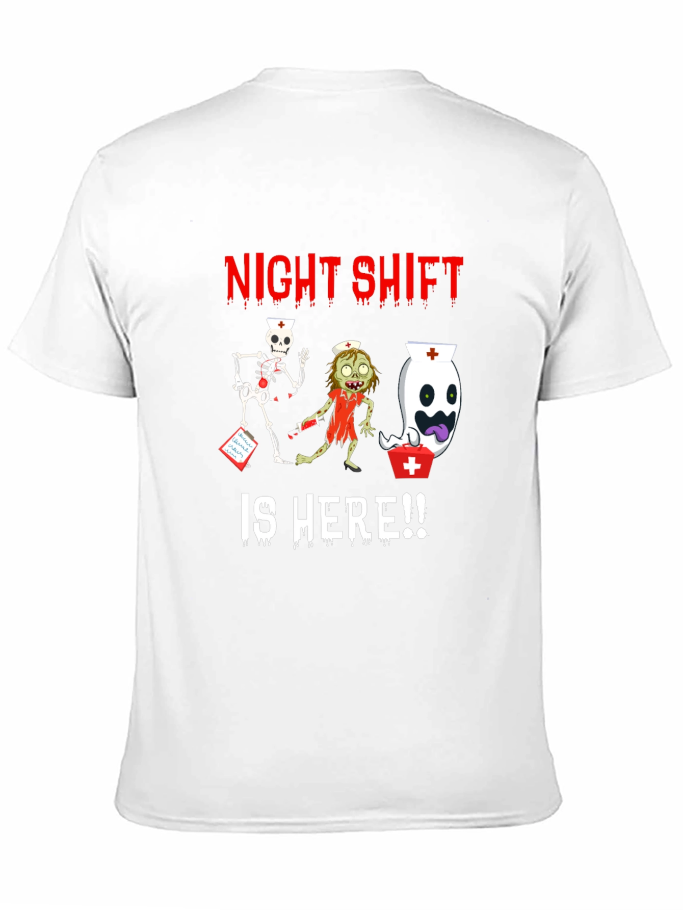 Night Shift Nurse Halloween Graphic Tee