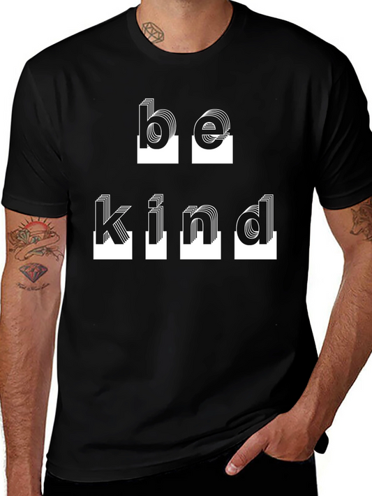 Be Kind Black Graphic Tee