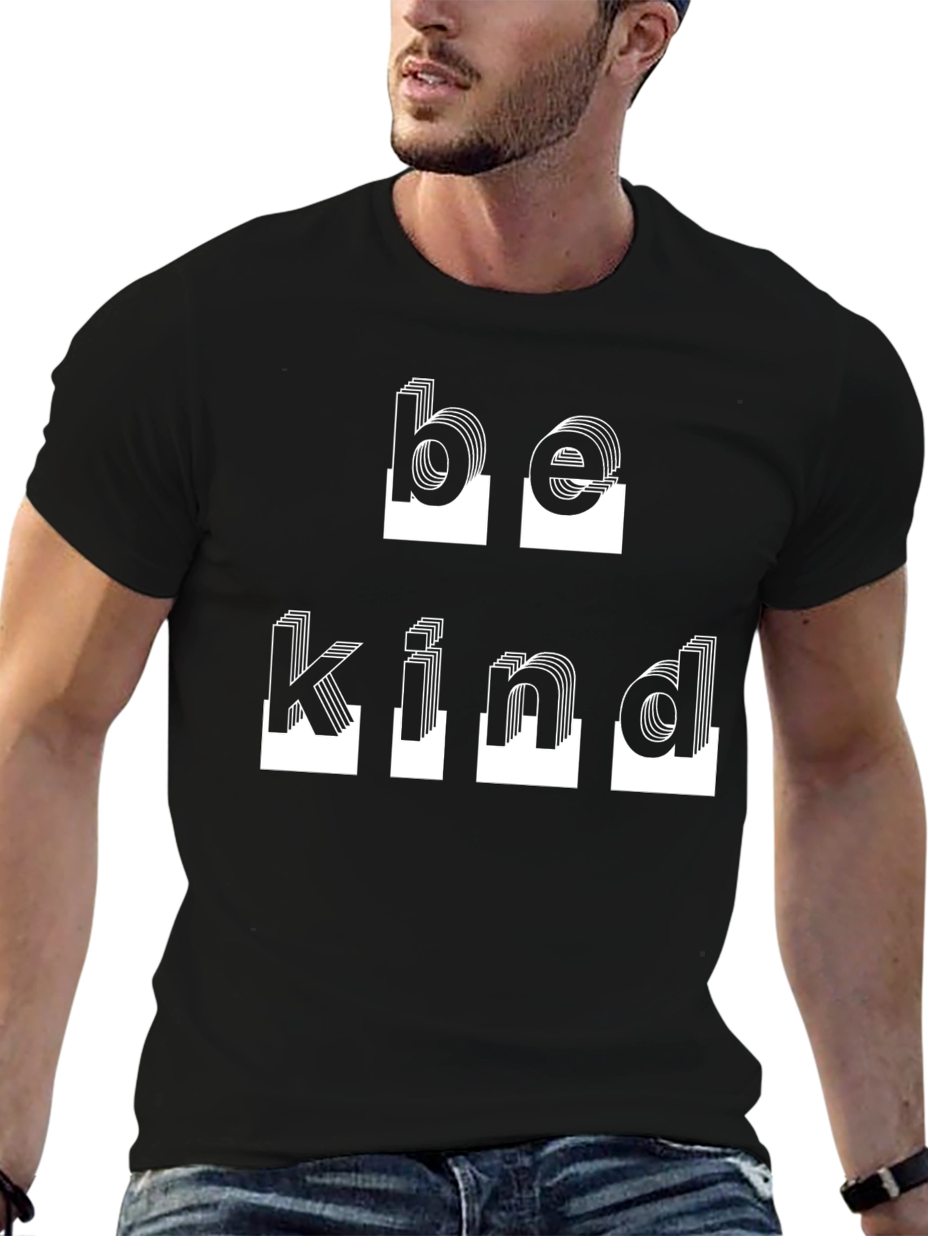 Be Kind Black Graphic Tee
