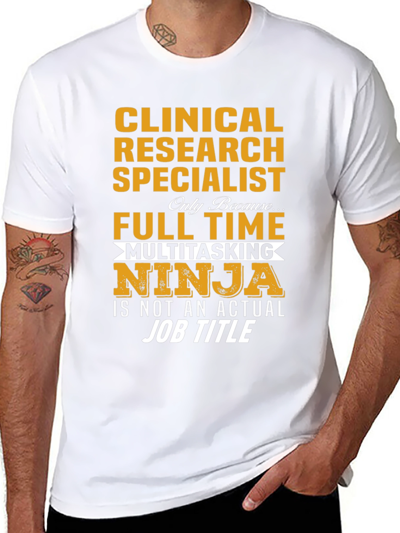 Clinical Research Specialist T-Shirt: Multitasking Ninja