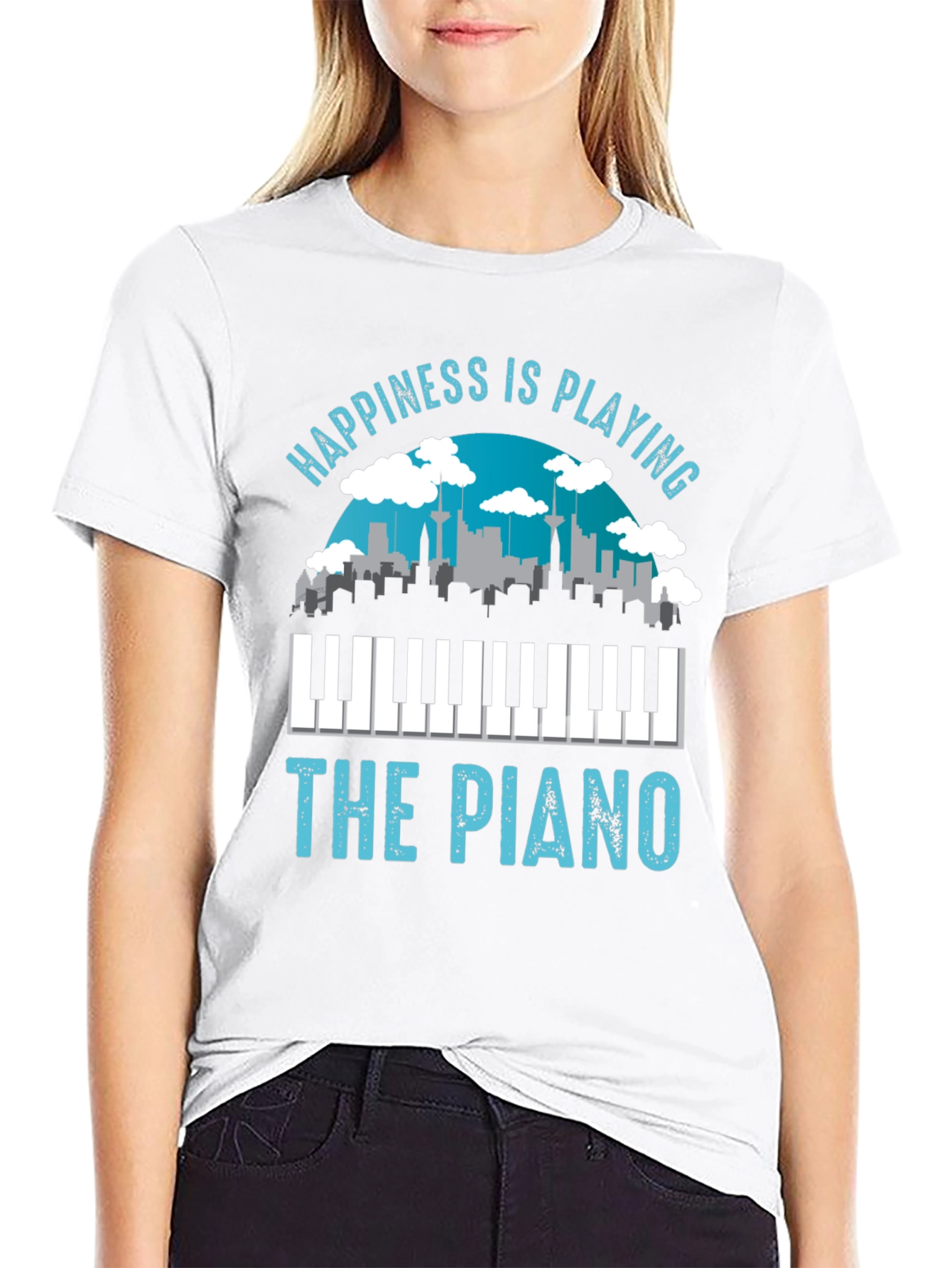 Happiness is Playing the Piano T-Shirt