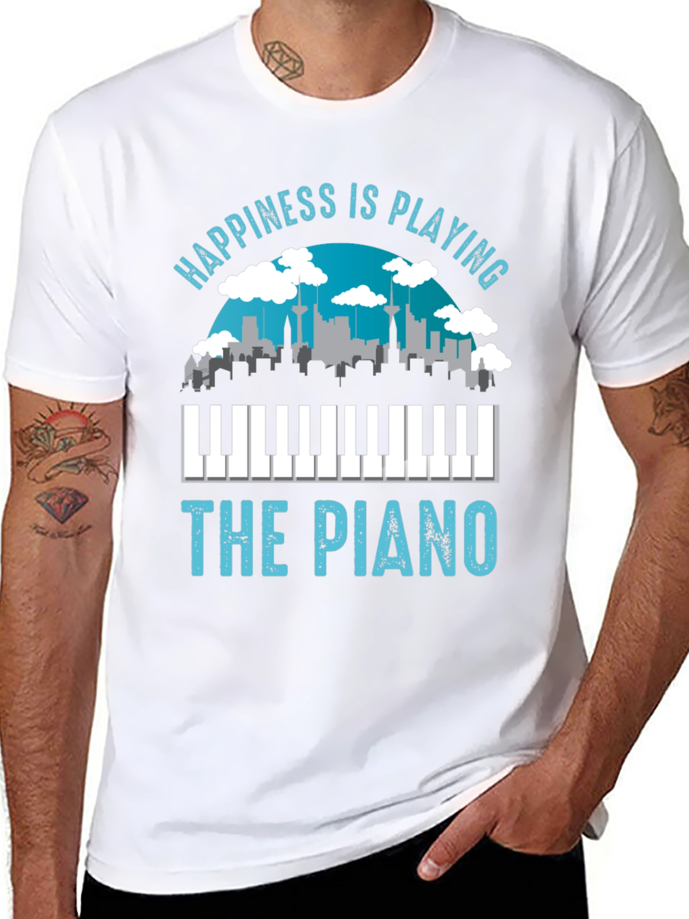 Happiness is Playing the Piano T-Shirt