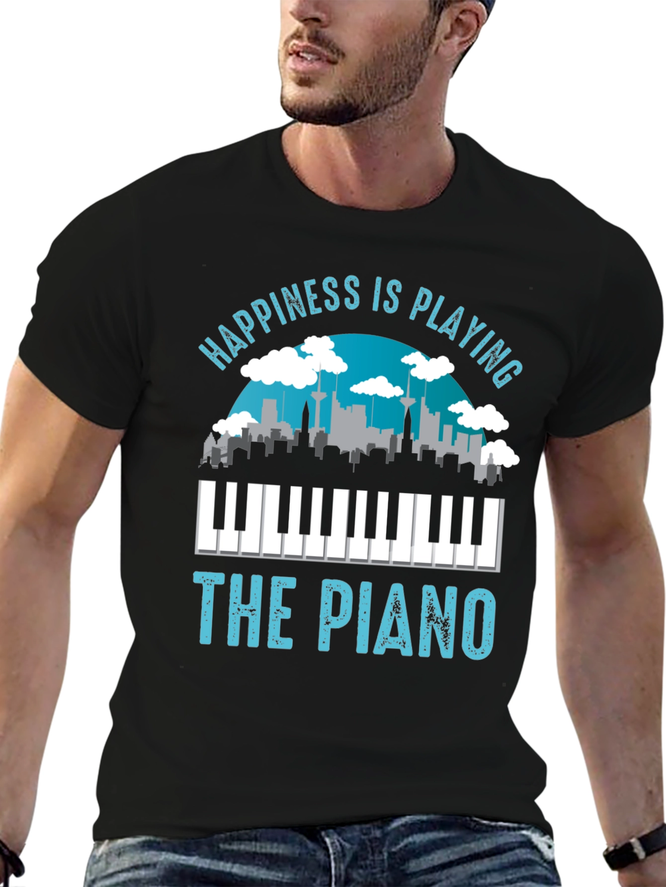 Happiness is Playing the Piano T-Shirt