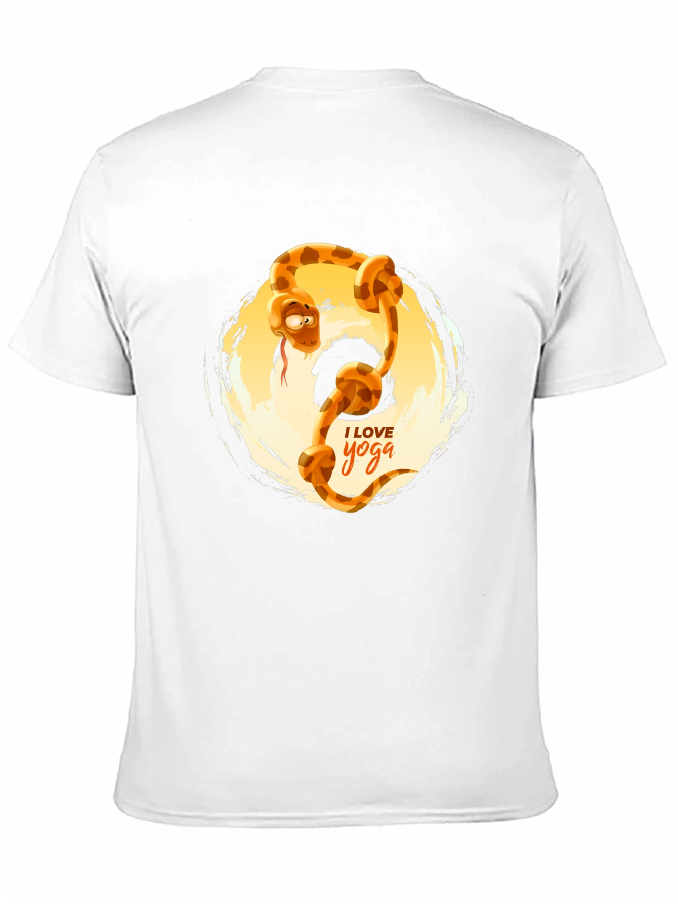 Yoga Snake T-Shirt - Funny Snake Design Tee