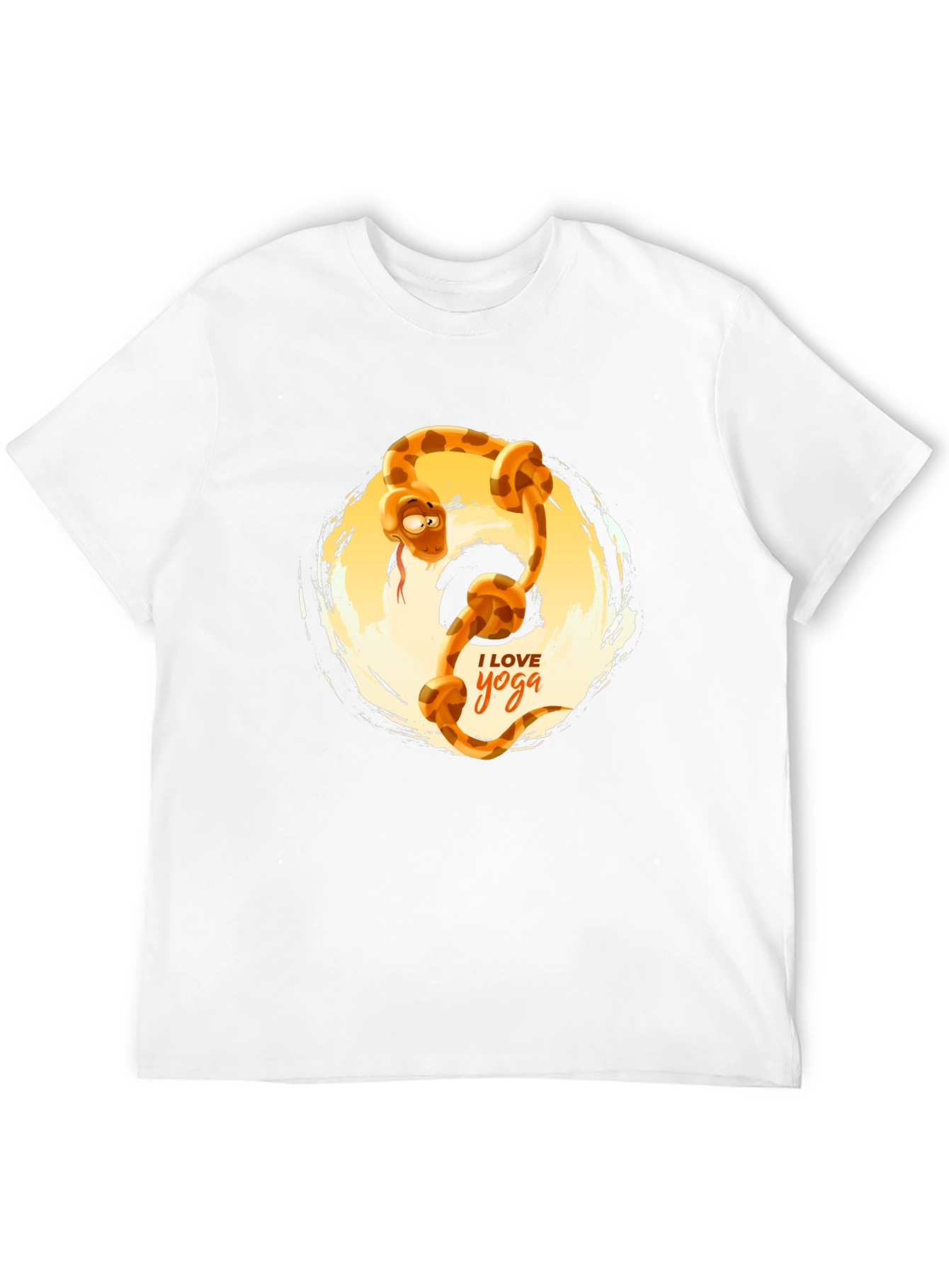 Yoga Snake T-Shirt - Funny Snake Design Tee