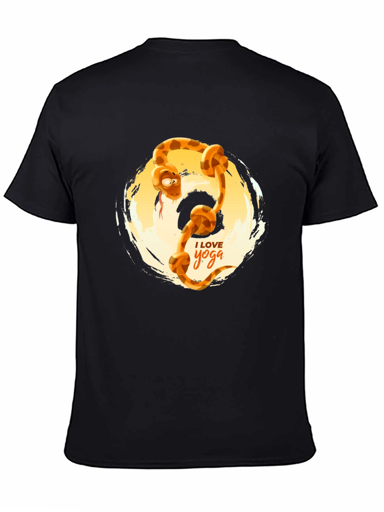 Yoga Snake T-Shirt - Funny Snake Design Tee