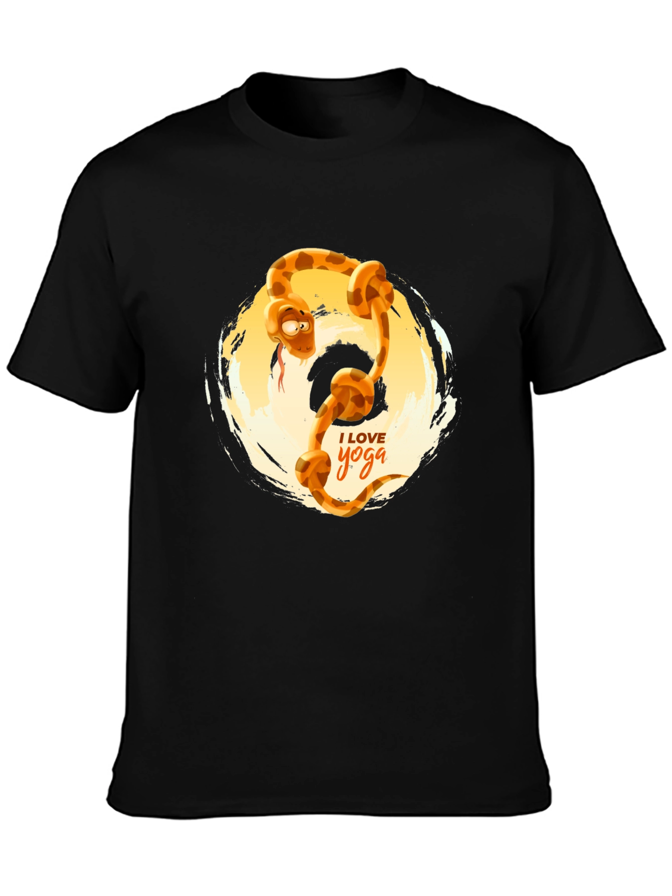 Yoga Snake T-Shirt - Funny Snake Design Tee
