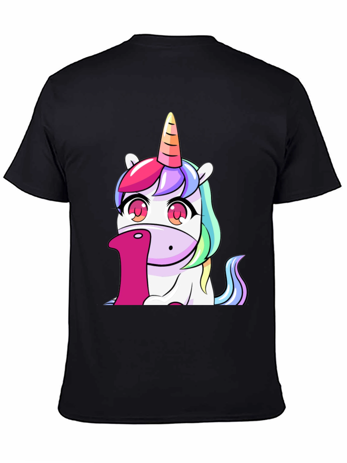 Unicorn Number 1 Black T-Shirt