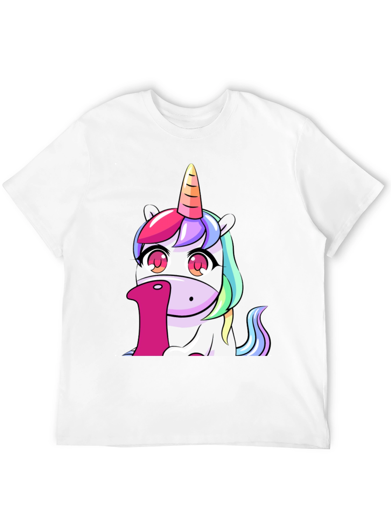 Unicorn Number 1 Black T-Shirt