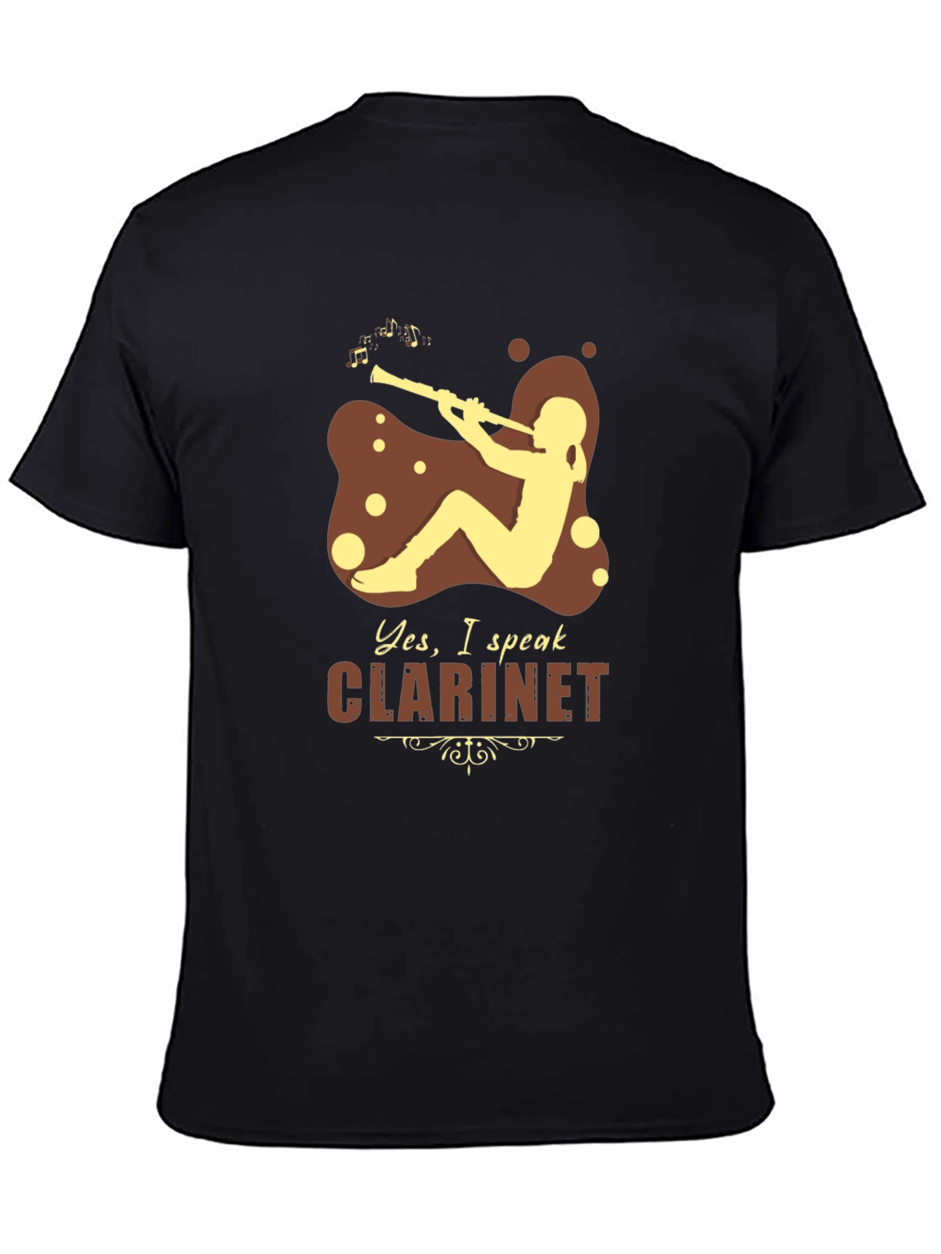 Clarinet Player T-Shirt: Music Lover Gift