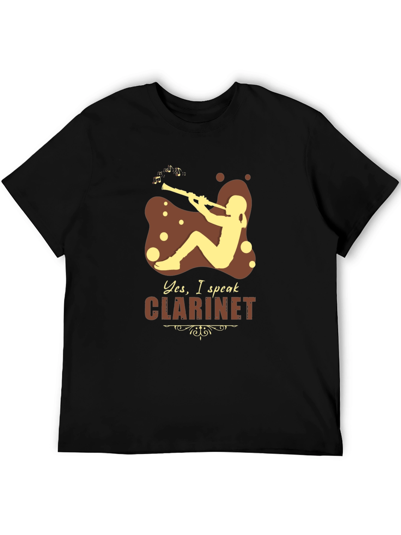 Clarinet Player T-Shirt: Music Lover Gift