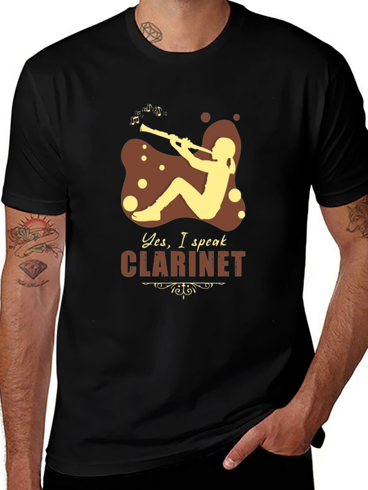 Clarinet Player T-Shirt: Music Lover Gift