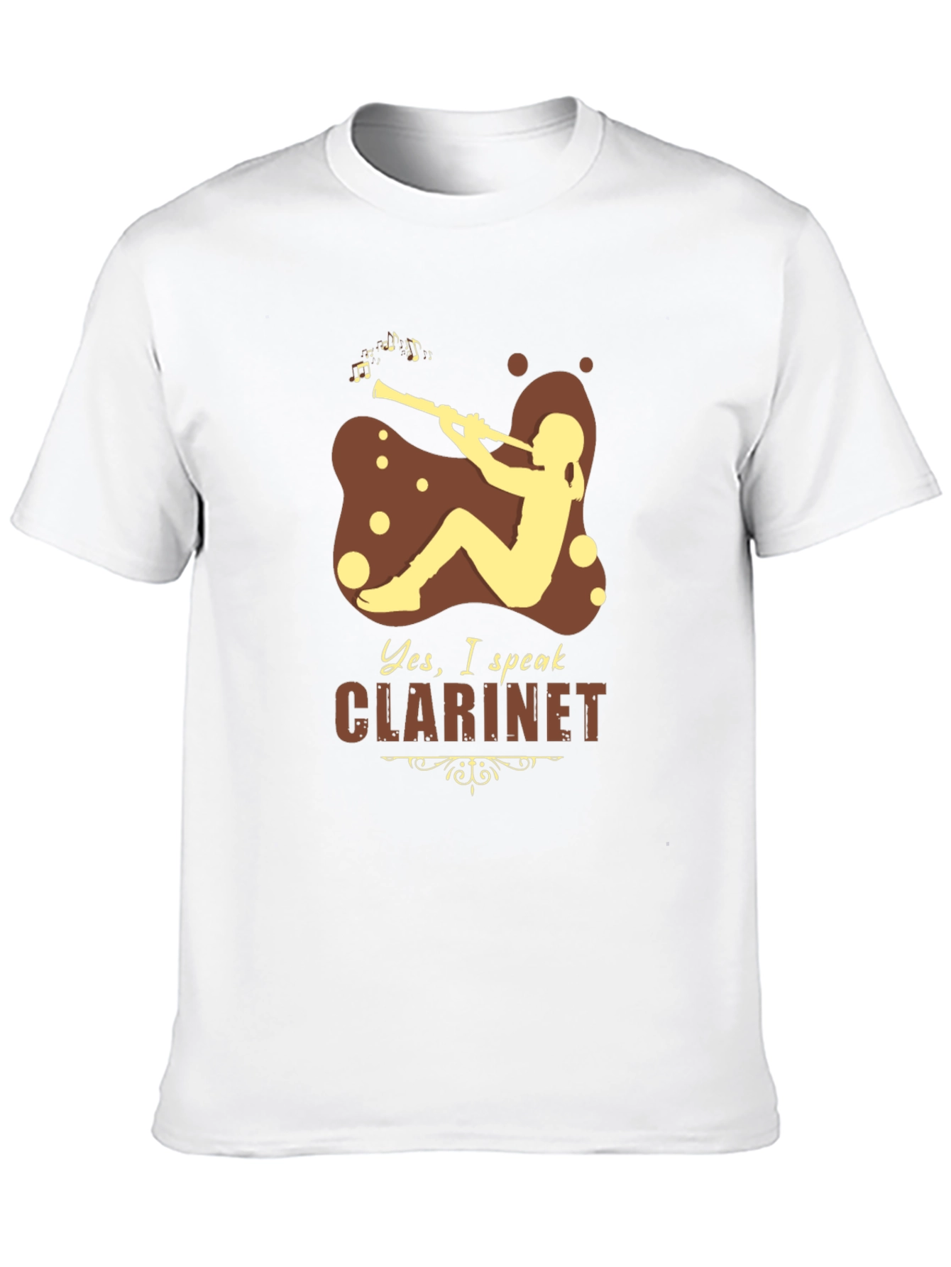 Clarinet Player T-Shirt: Music Lover Gift