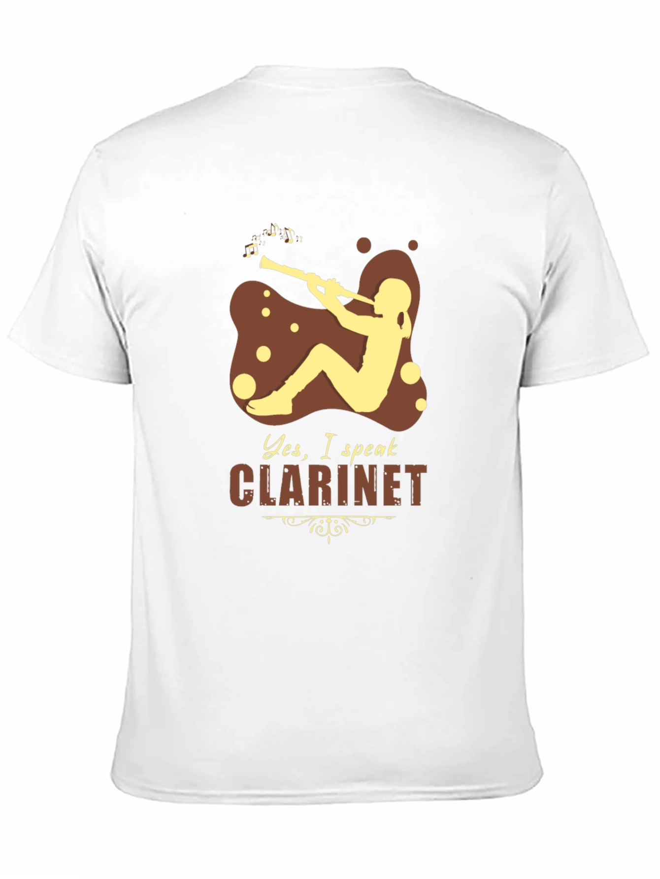 Clarinet Player T-Shirt: Music Lover Gift