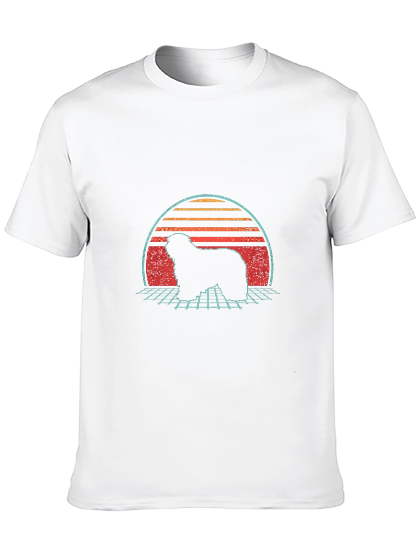 Retro Dog Silhouette Graphic Tee