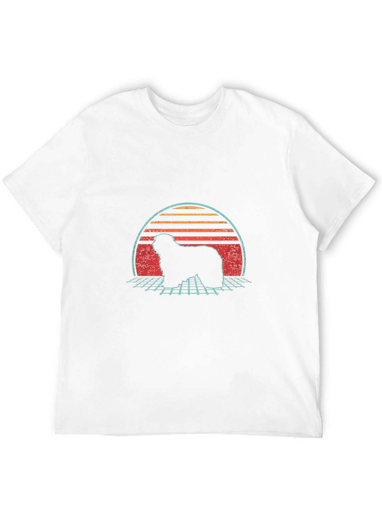 Retro Dog Silhouette Graphic Tee