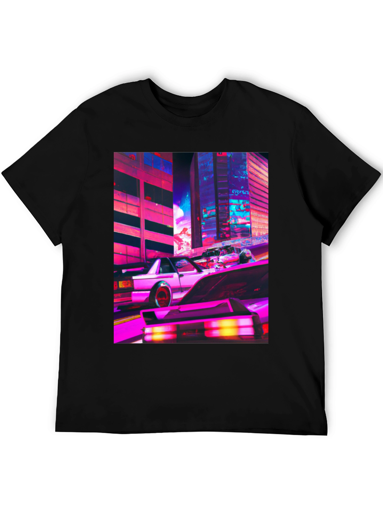 Cyberpunk Car Graphic Tee