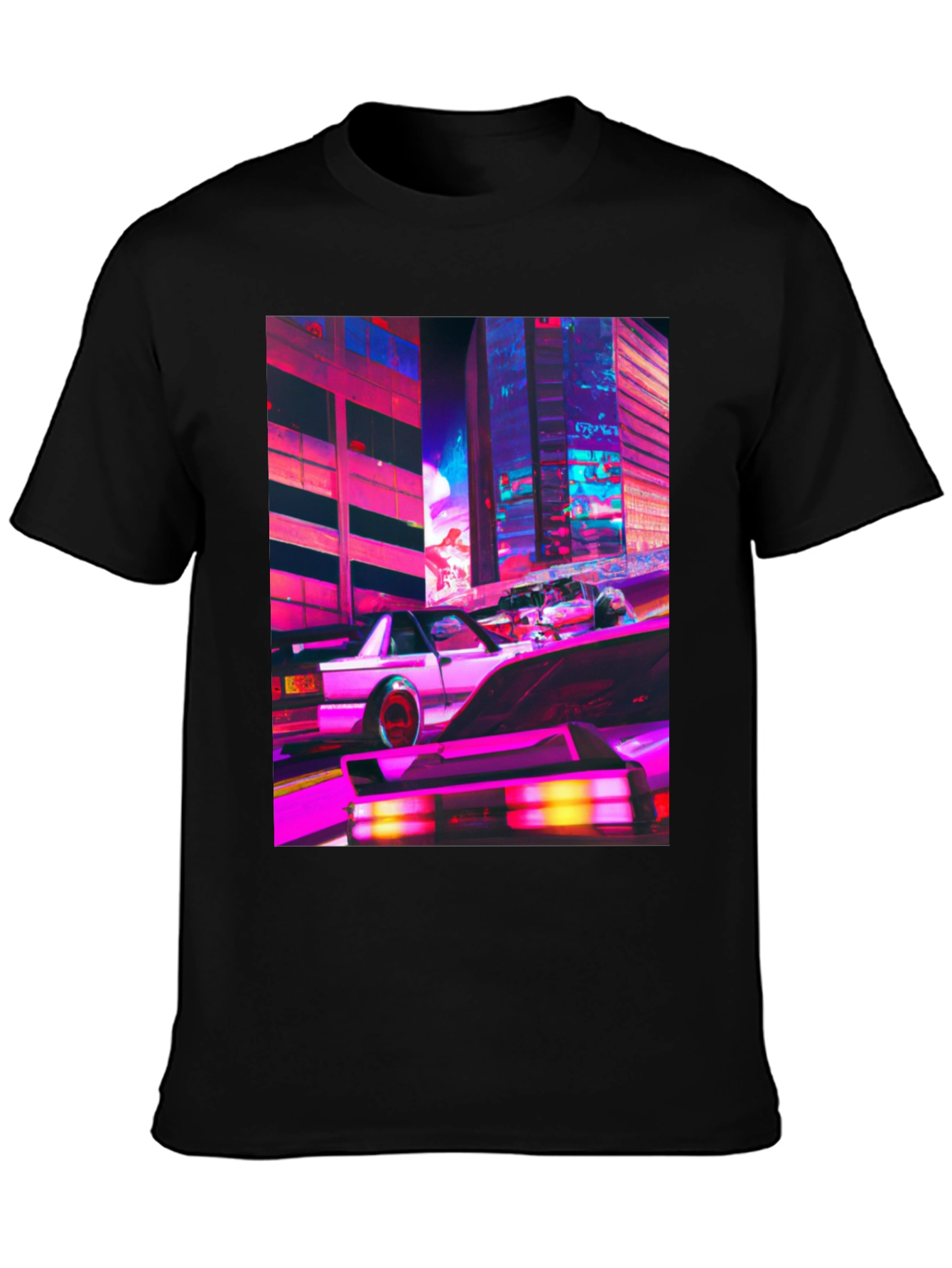 Cyberpunk Car Graphic Tee