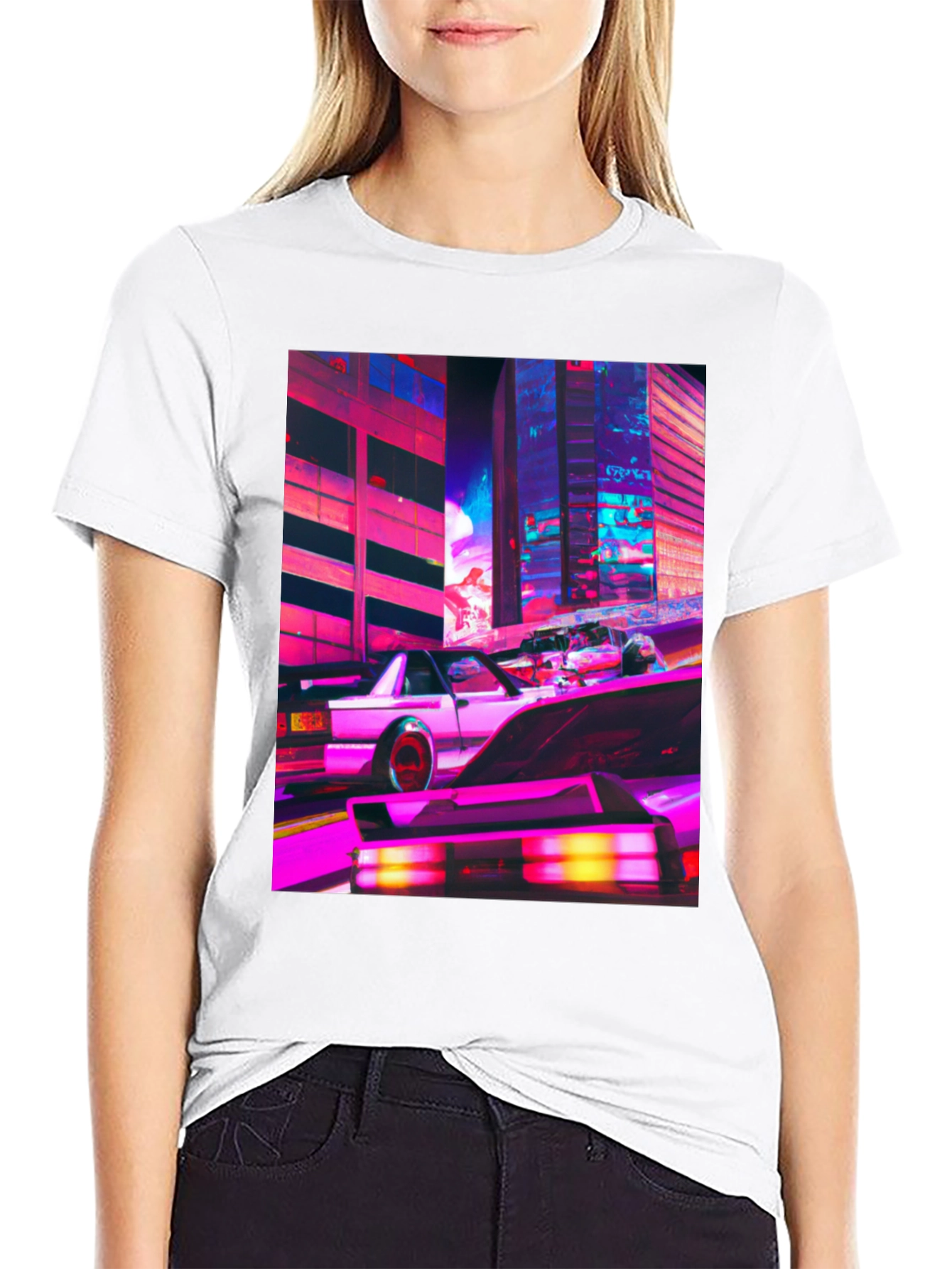 Cyberpunk Car Graphic Tee