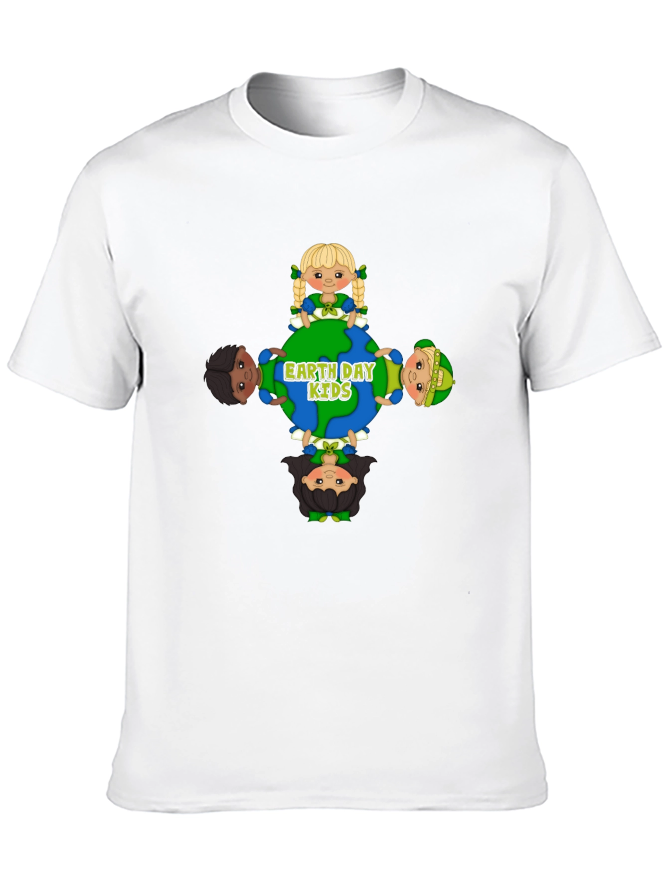Earth Day Kids Graphic Tee - Black Unisex T-Shirt