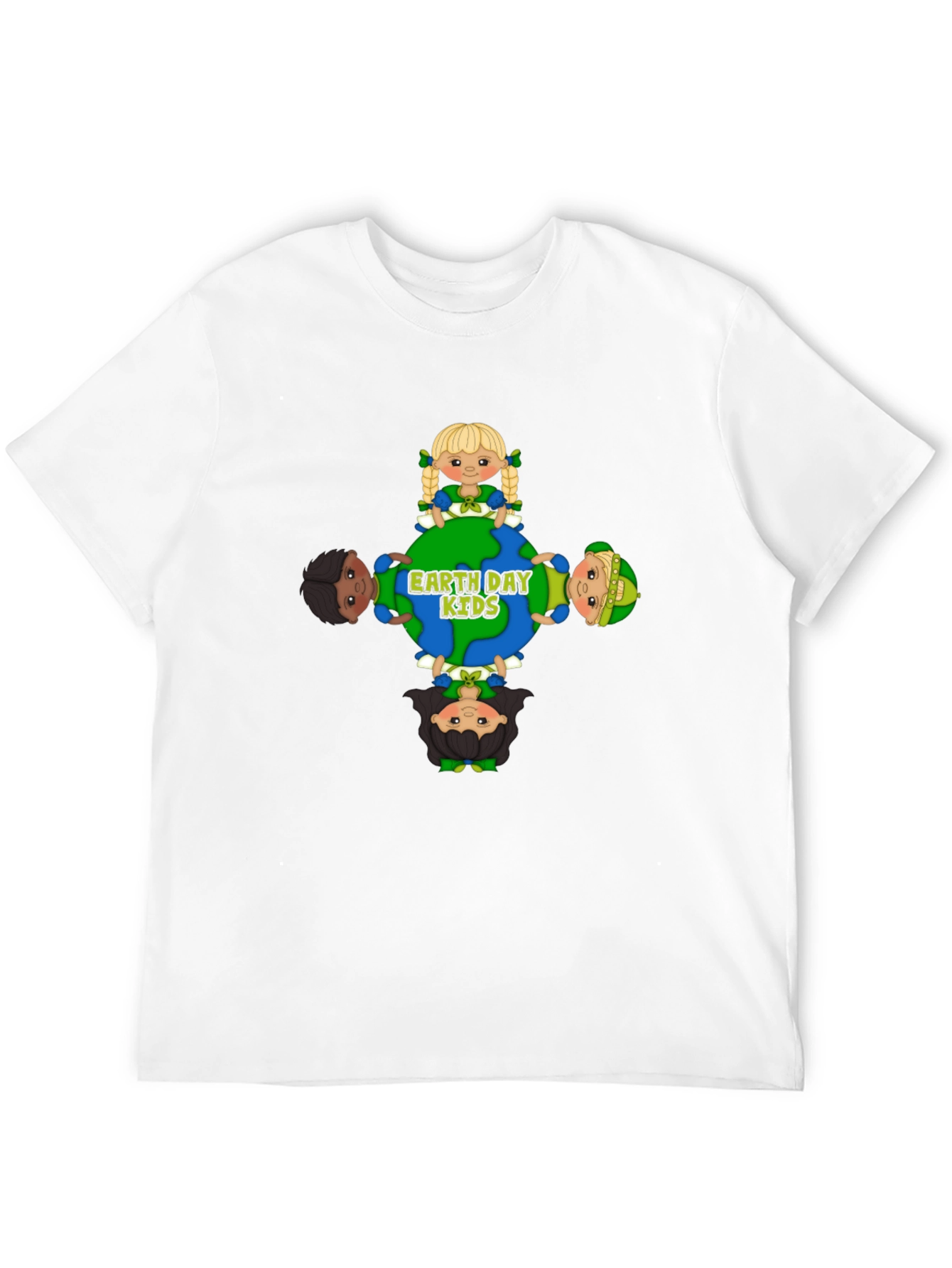 Earth Day Kids Graphic Tee - Black Unisex T-Shirt