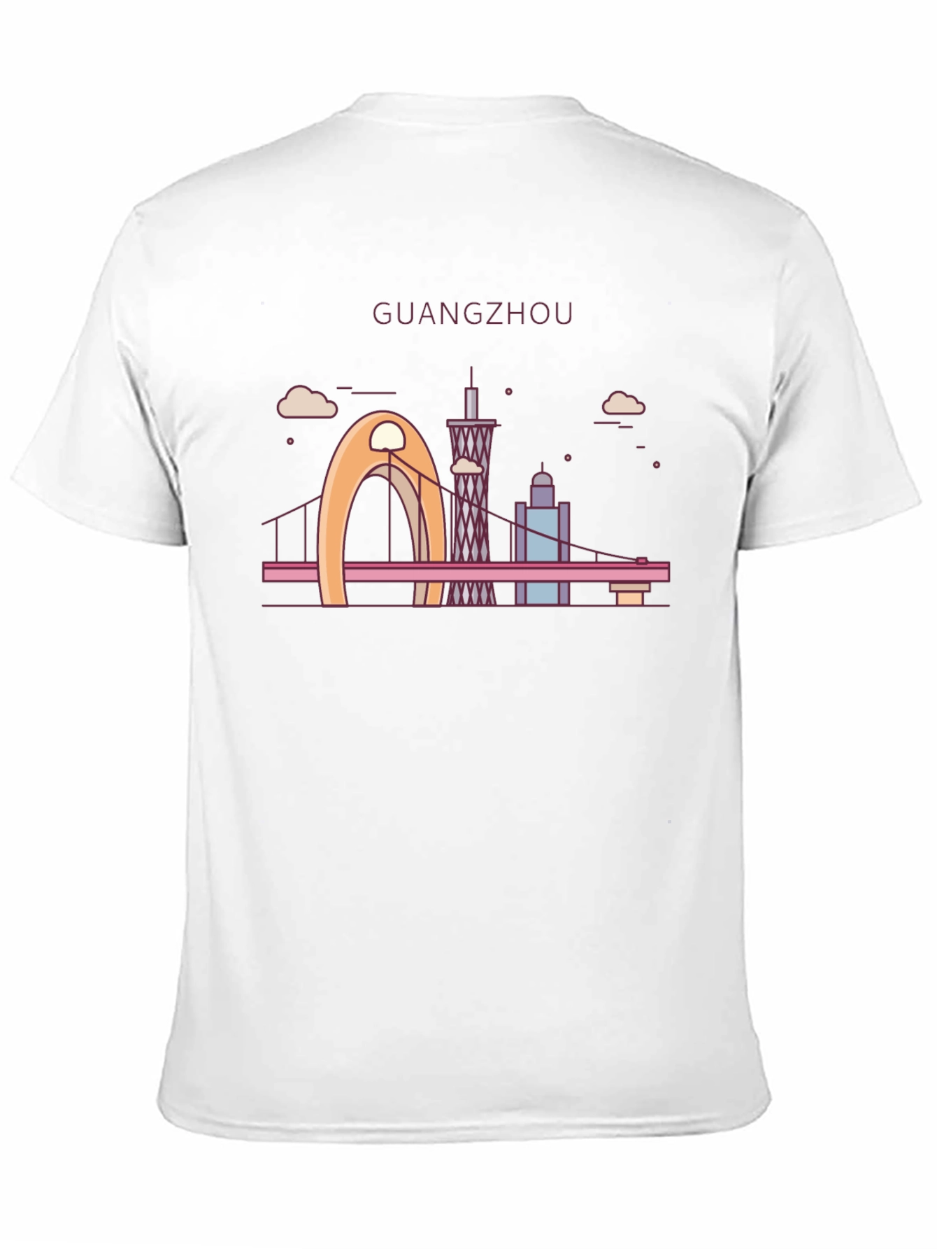 Guangzhou Skyline T-Shirt - Cityscape Graphic Tee