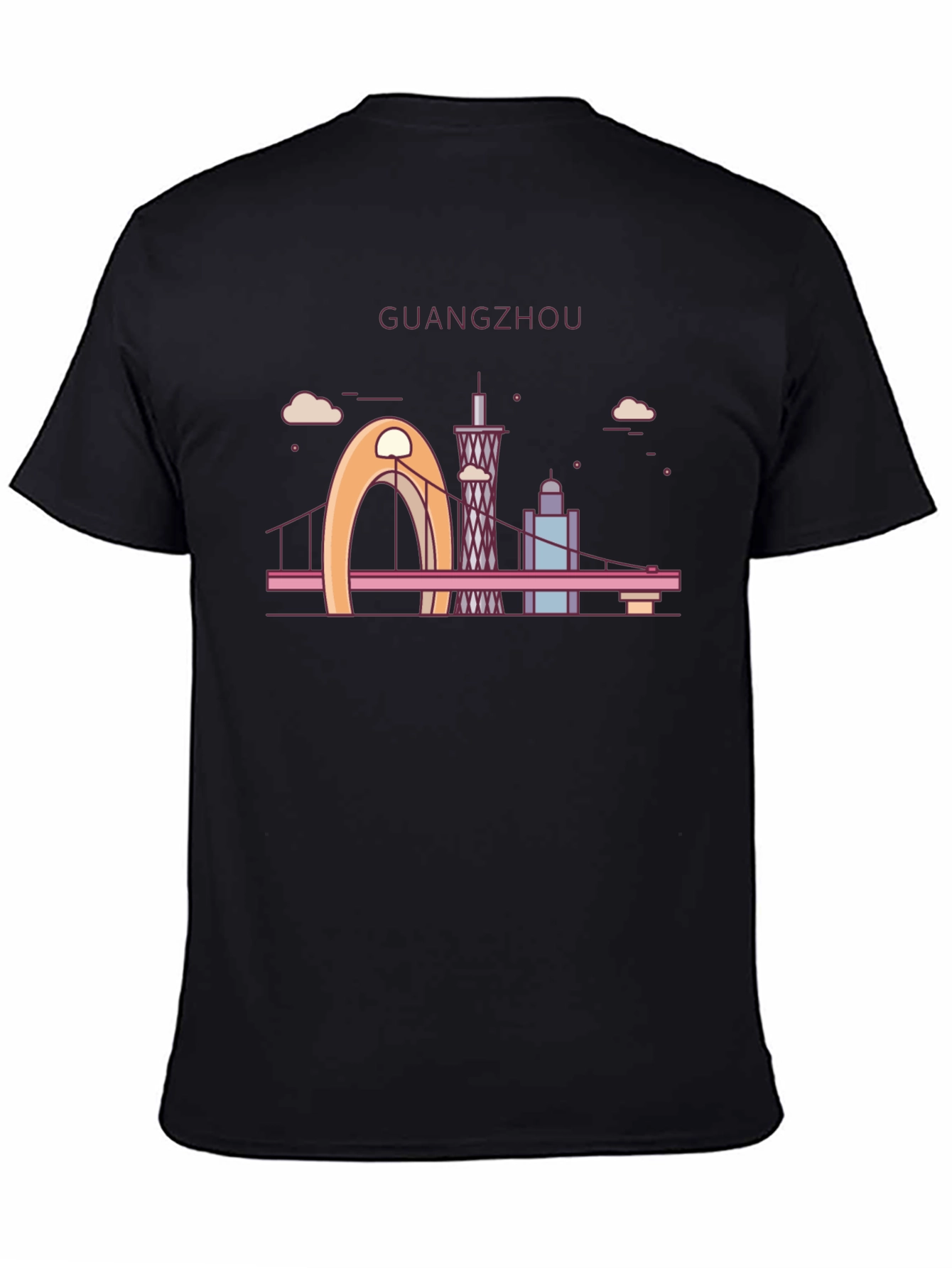 Guangzhou Skyline T-Shirt - Cityscape Graphic Tee