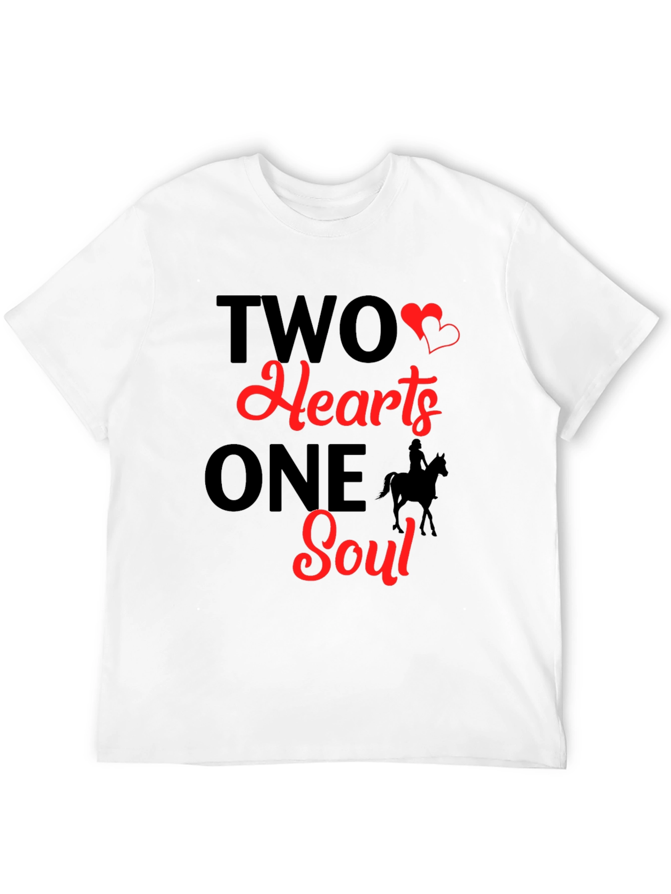 Two Hearts One Soul Graphic T-Shirt