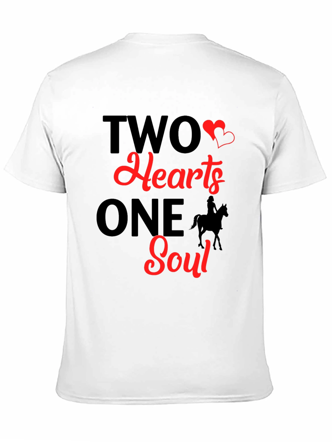 Two Hearts One Soul Graphic T-Shirt