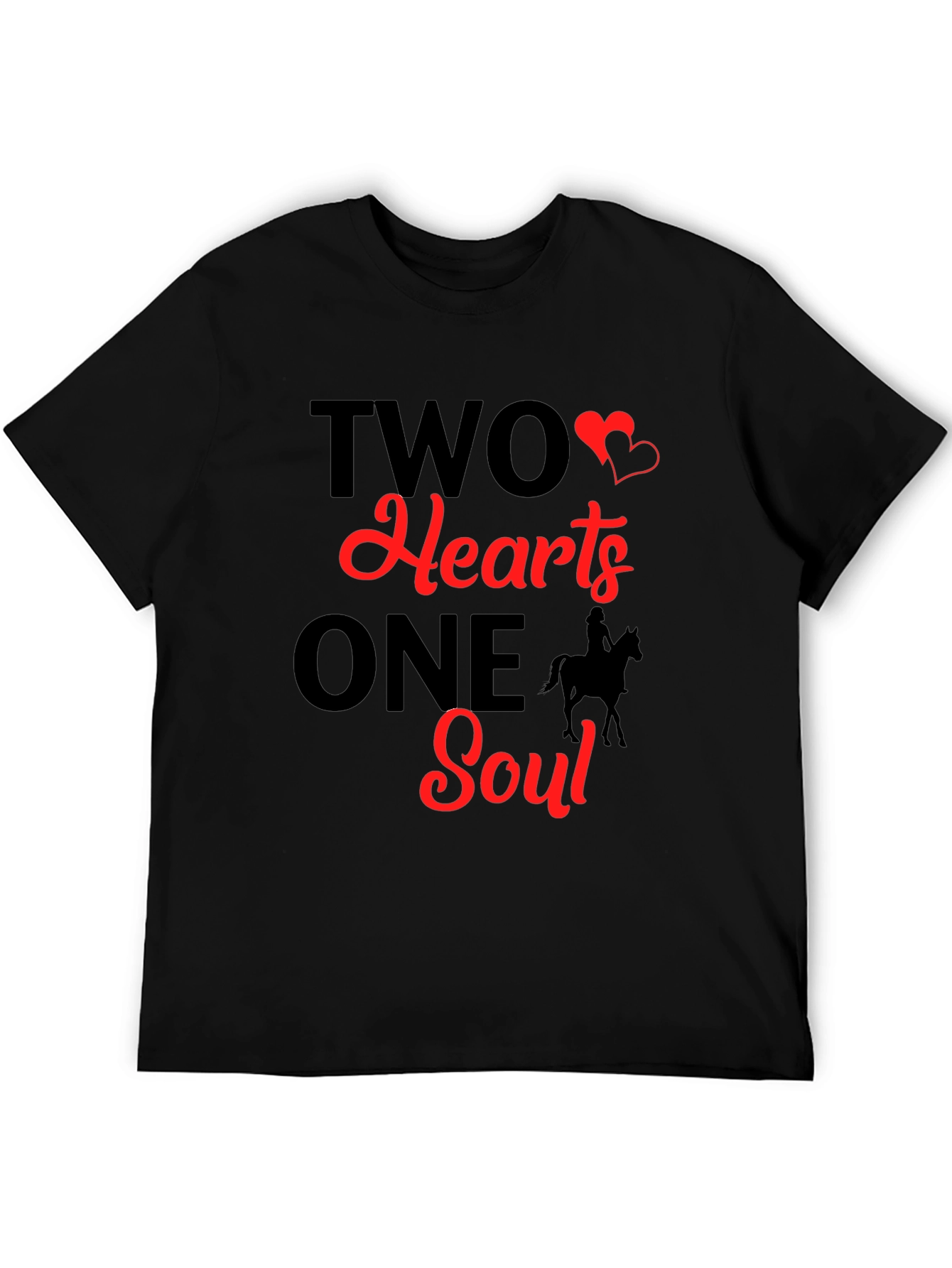Two Hearts One Soul Graphic T-Shirt