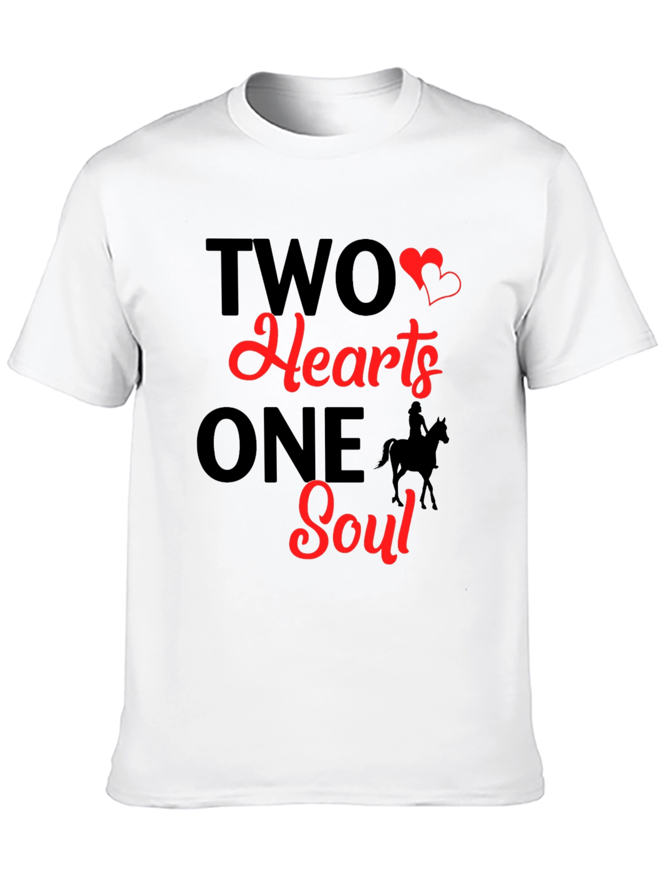 Two Hearts One Soul Graphic T-Shirt
