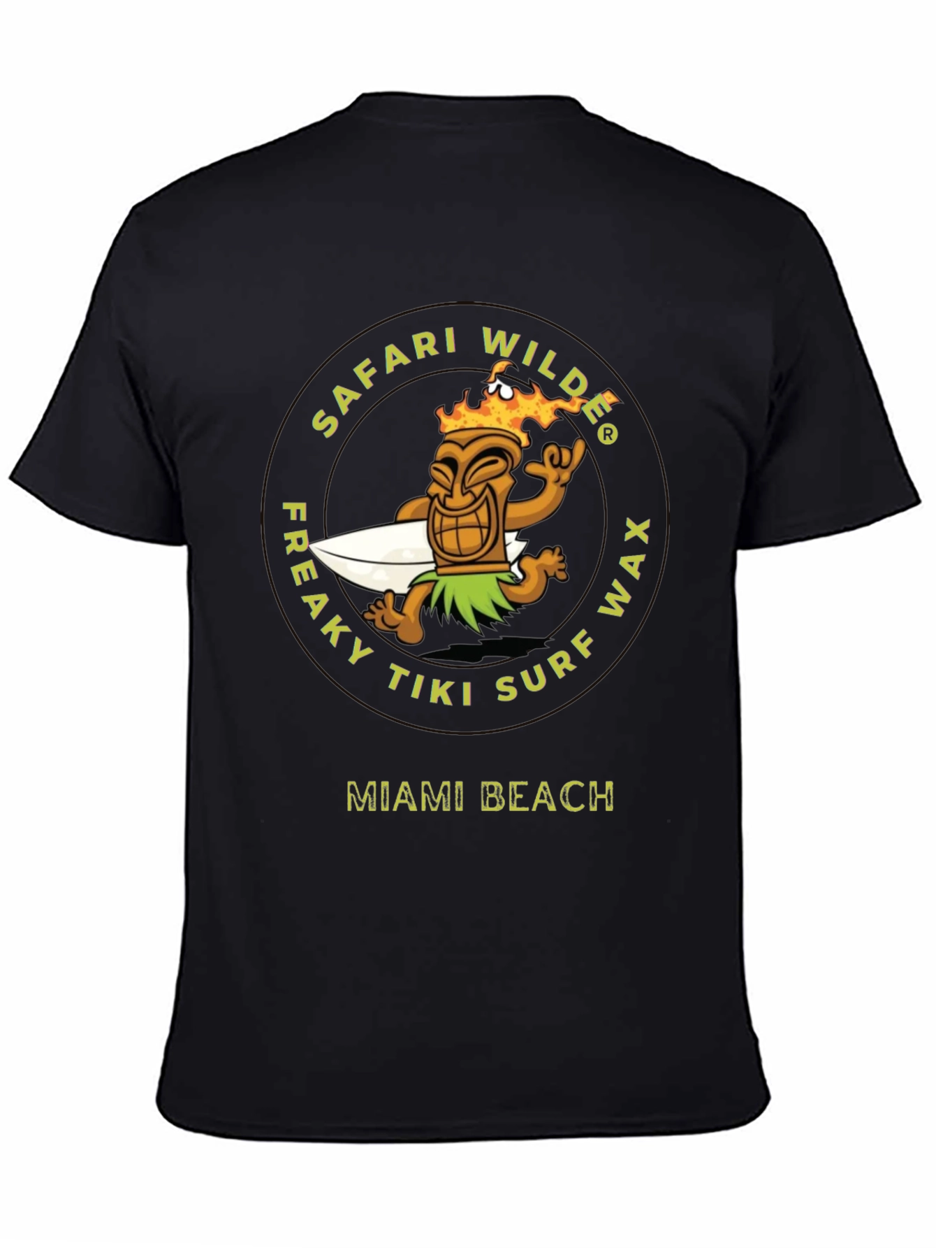 Safari Wilde Tiki Surf Wax Graphic Tee