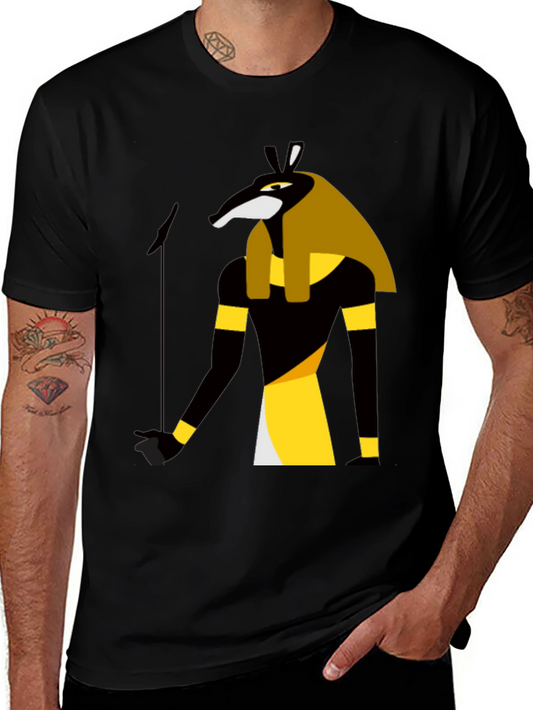 Anubis Graphic Tee - Ancient Egypt Style