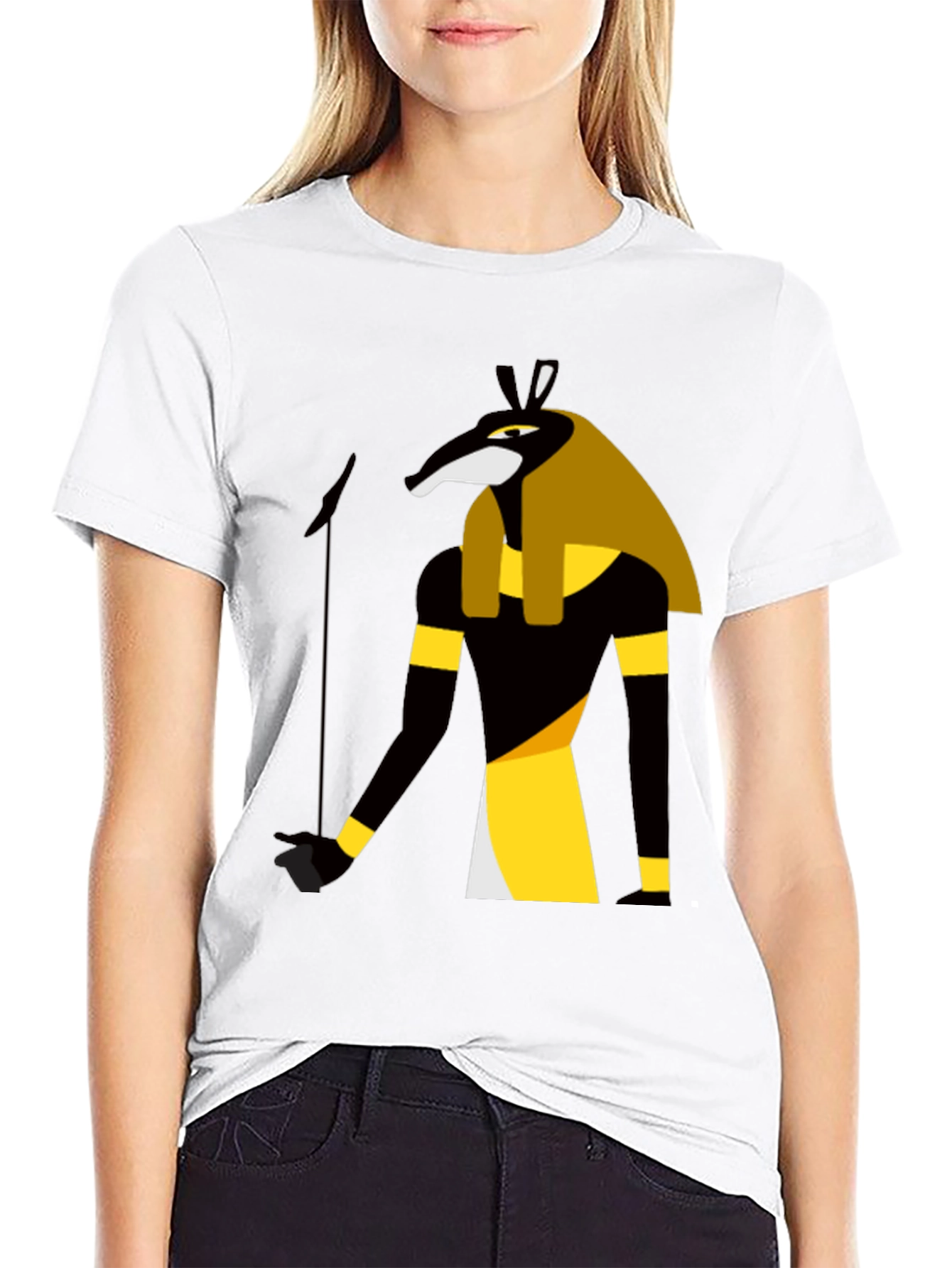 Anubis Graphic Tee - Ancient Egypt Style