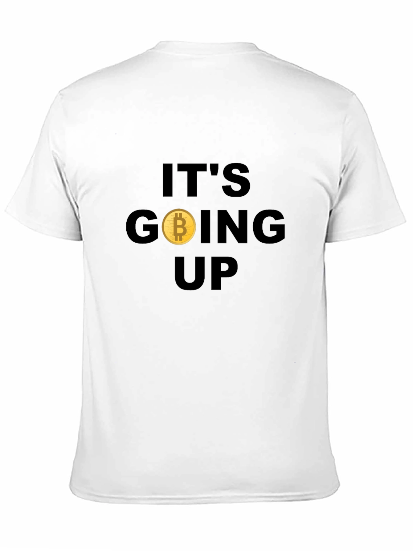 Bitcoin Going Up Graphic T-Shirt - Crypto HODL Tee