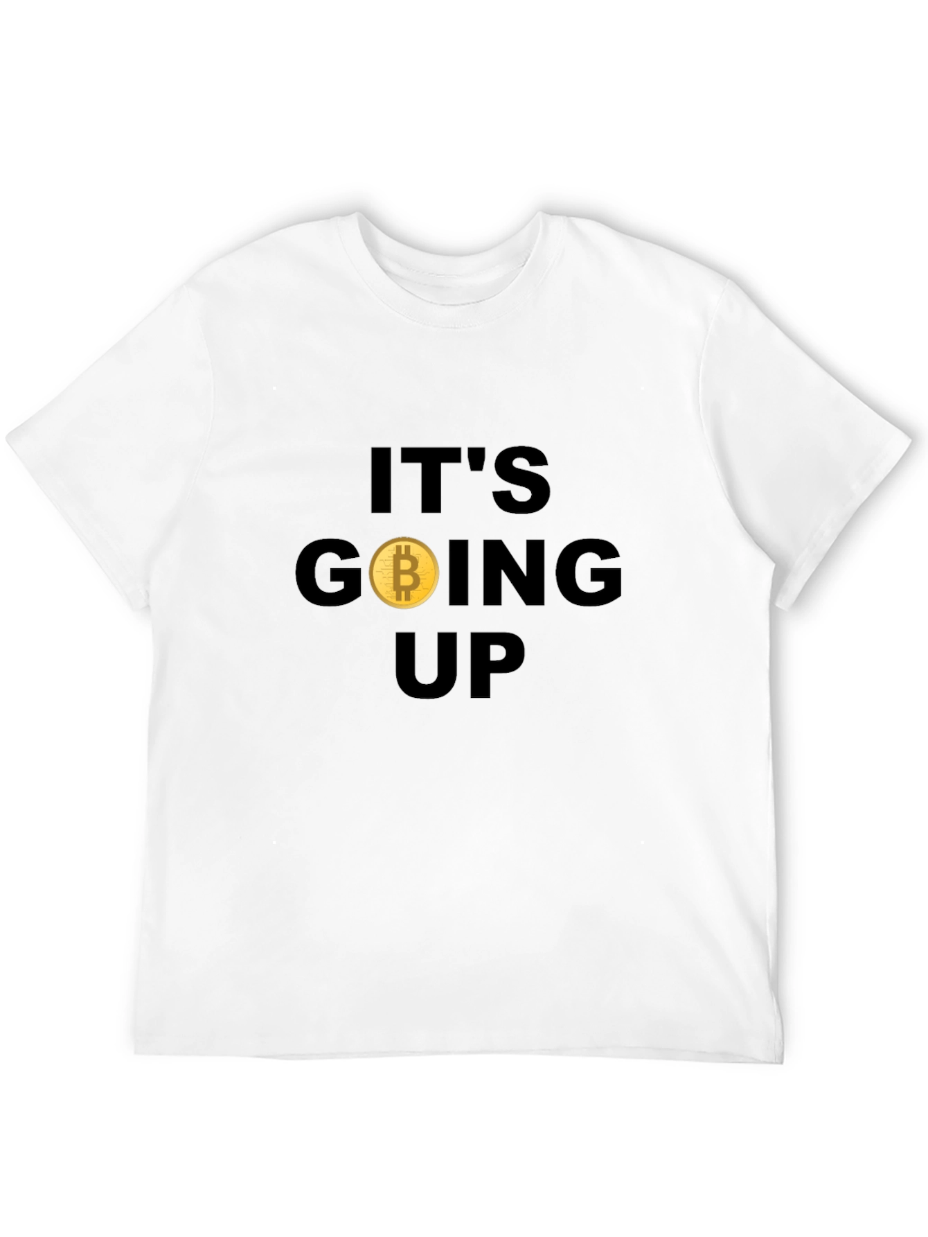 Bitcoin Going Up Graphic T-Shirt - Crypto HODL Tee