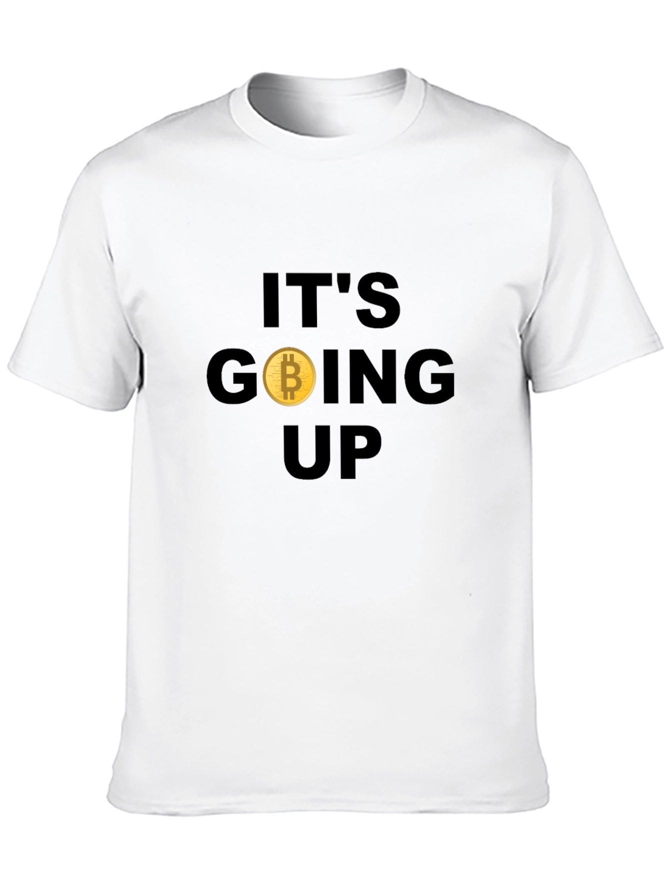 Bitcoin Going Up Graphic T-Shirt - Crypto HODL Tee