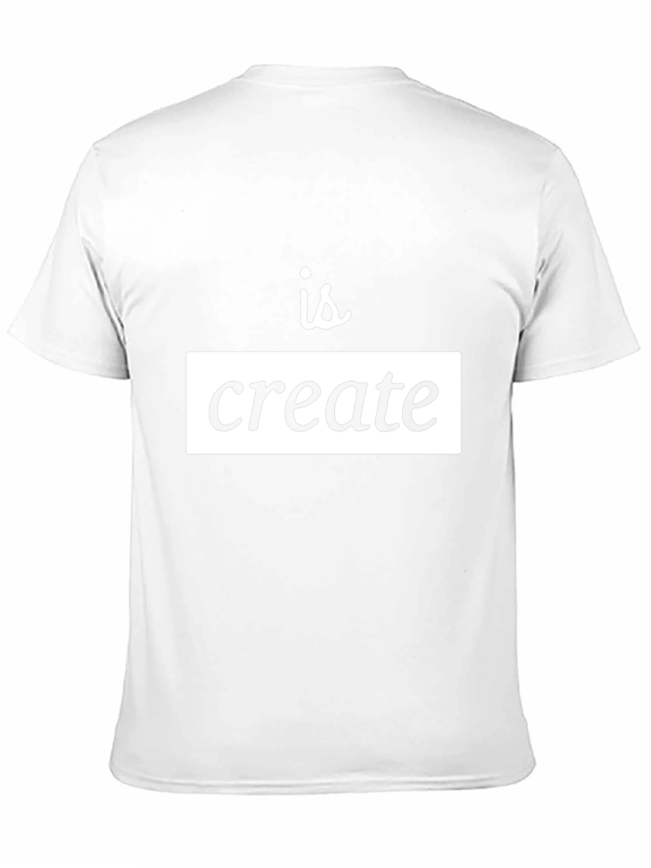 Is Create Graphic Tee - Black Short Sleeve