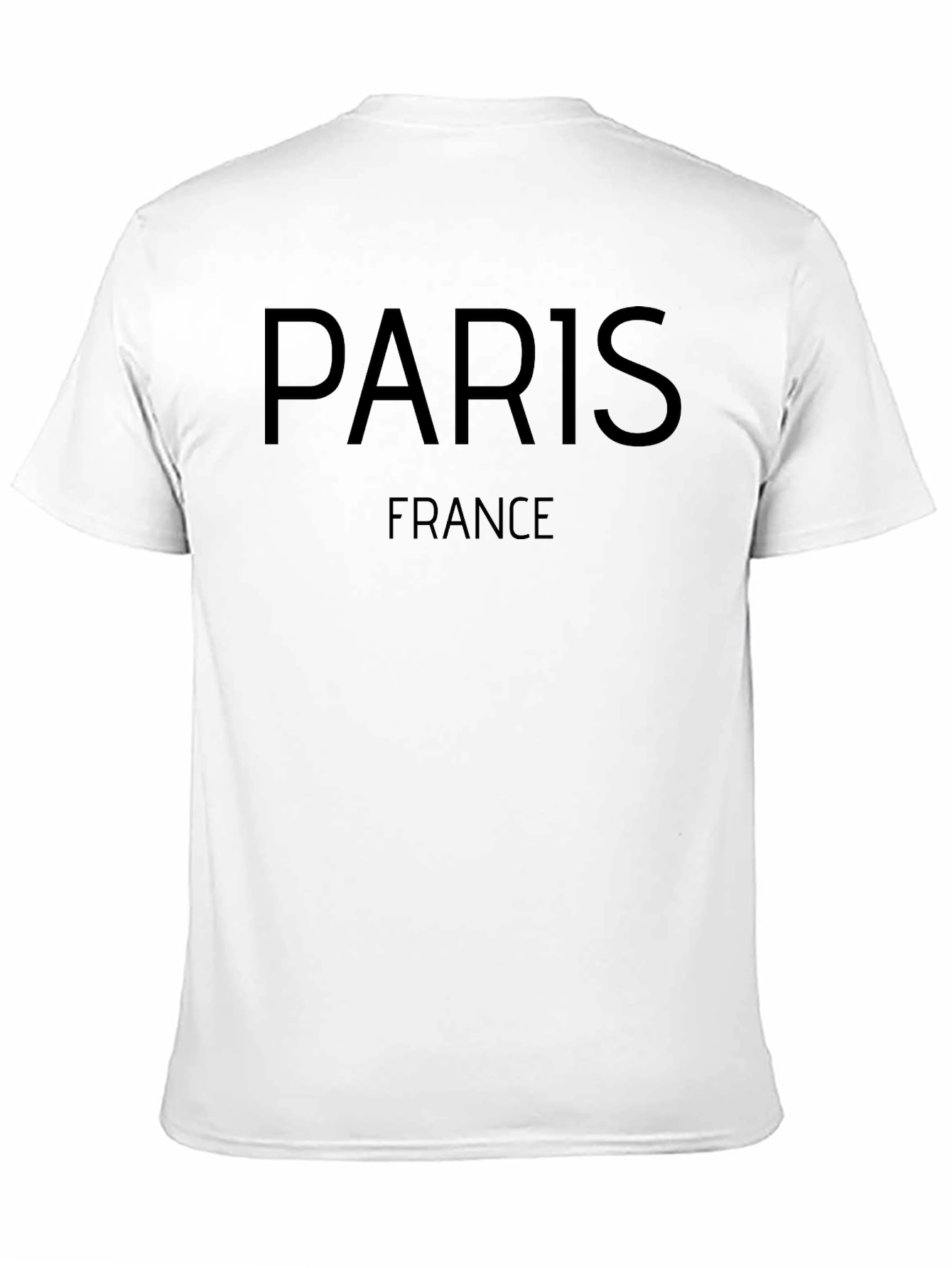 Paris France Black T-Shirt