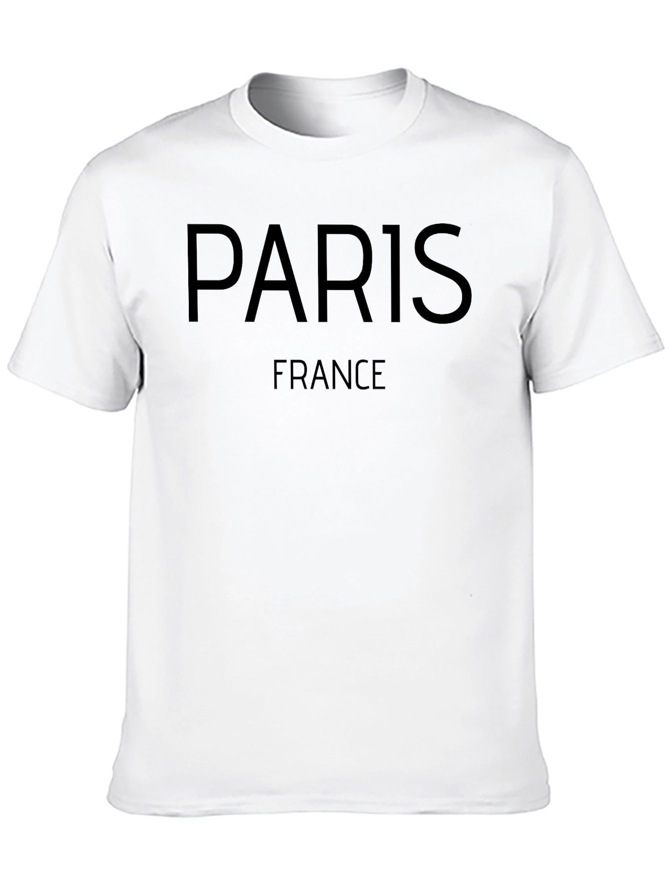 Paris France Black T-Shirt