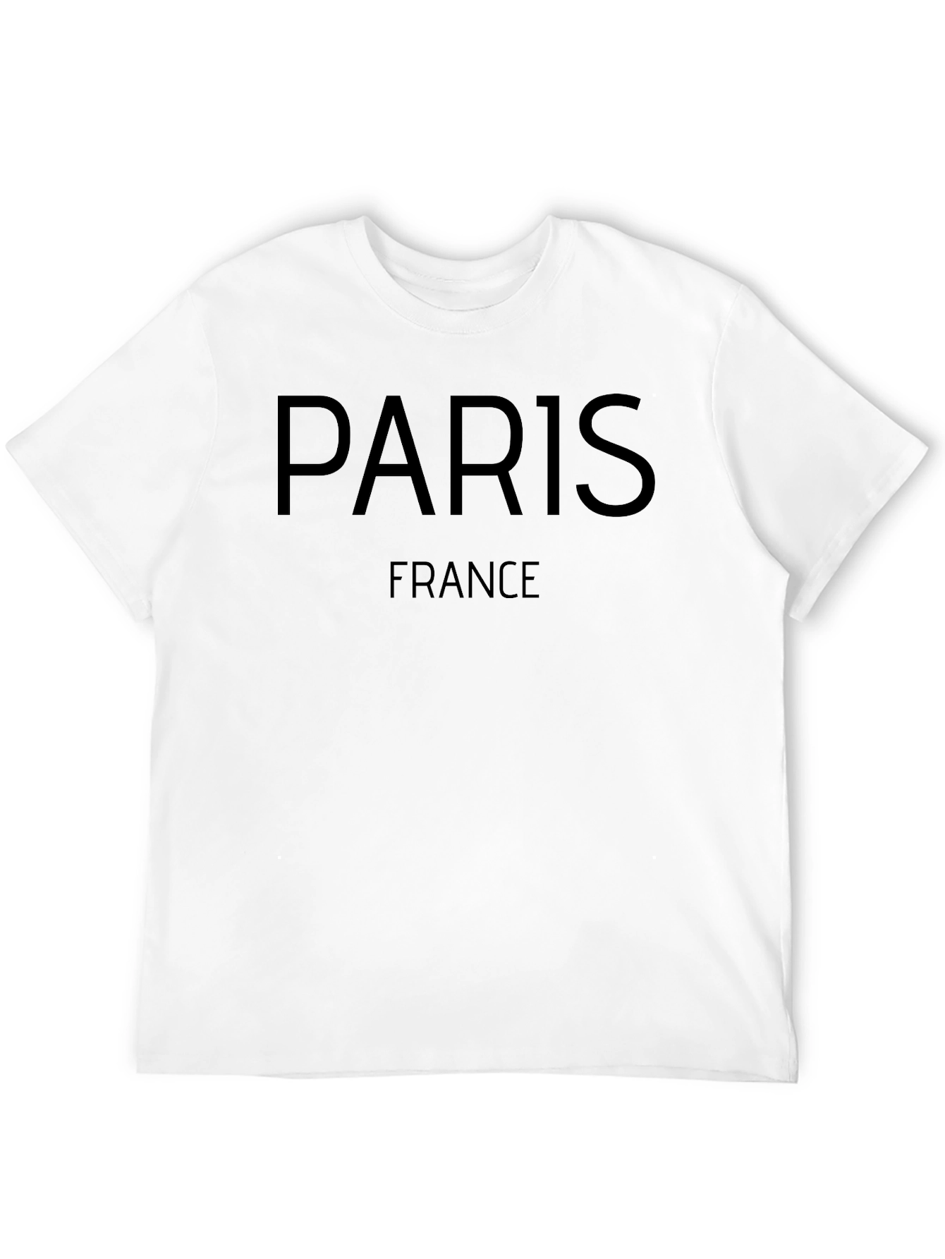 Paris France Black T-Shirt